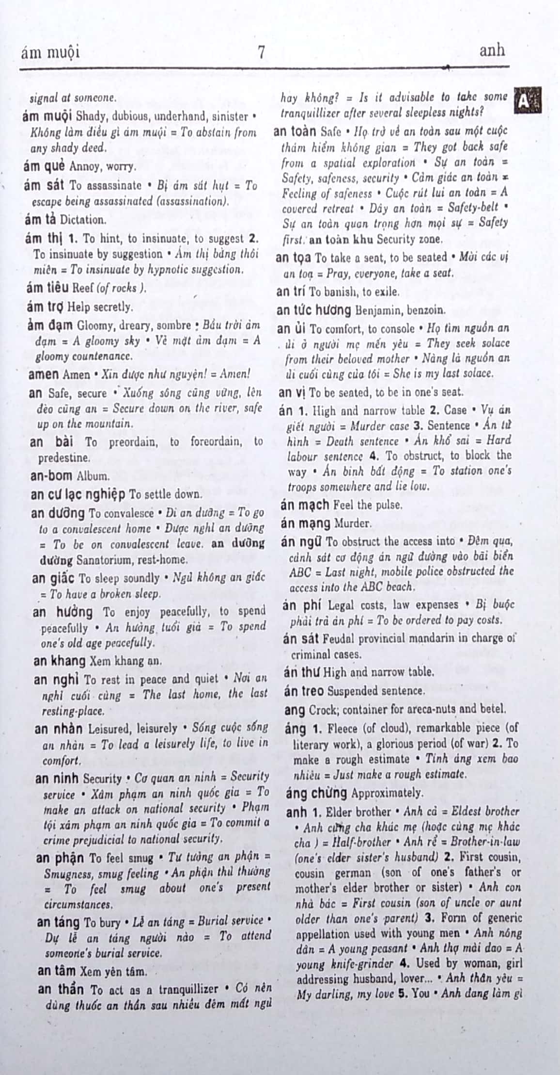 từ điển việt - anh khoàng 289.000 từ