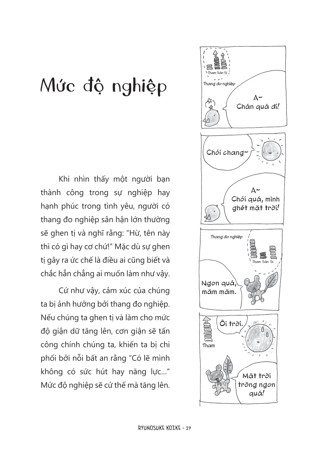 Tu Do Khong Au Lo - Nhap Mon "Thien Hoc" Bang Truyen Tranh