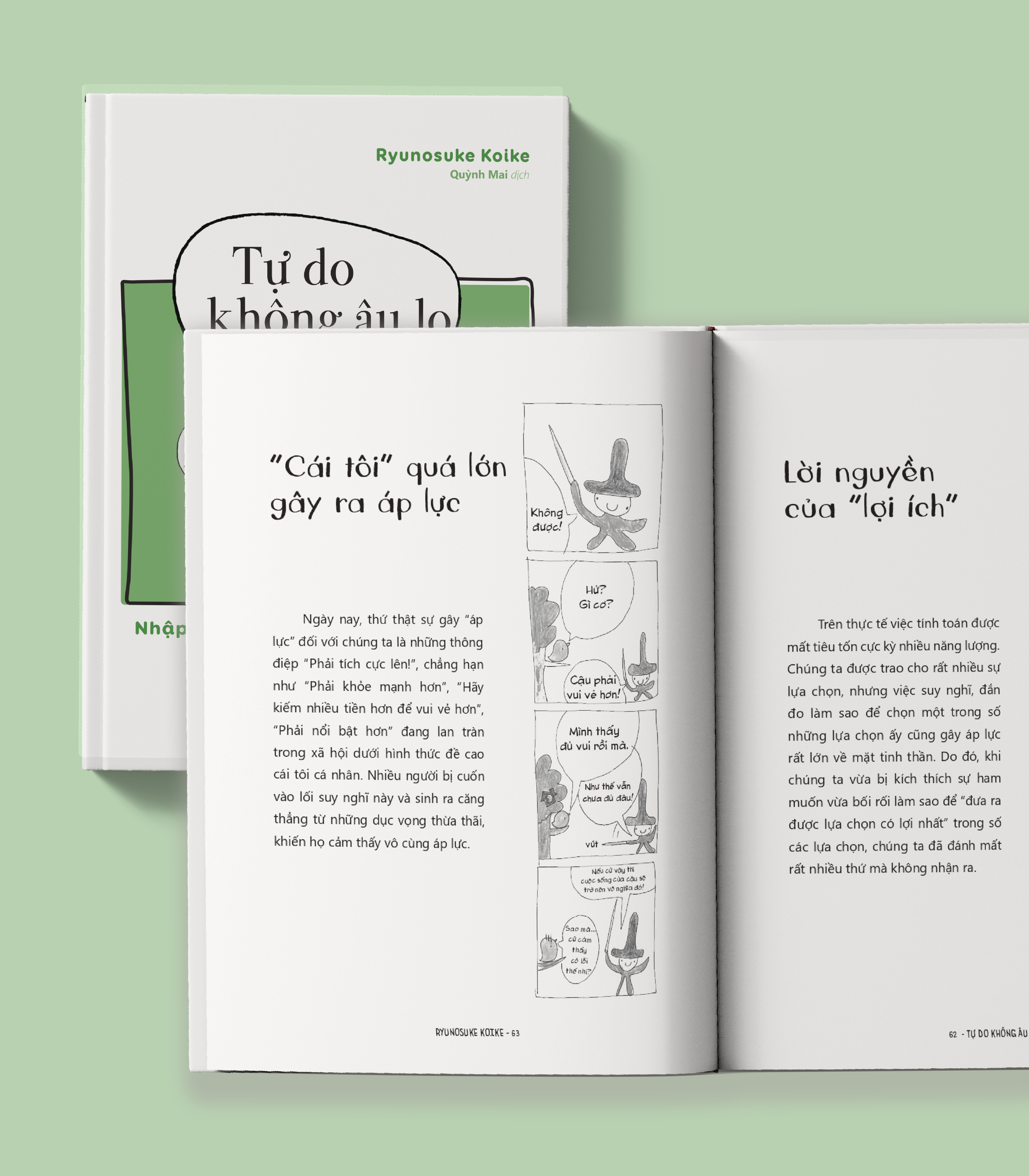 Tu Do Khong Au Lo - Nhap Mon "Thien Hoc" Bang Truyen Tranh