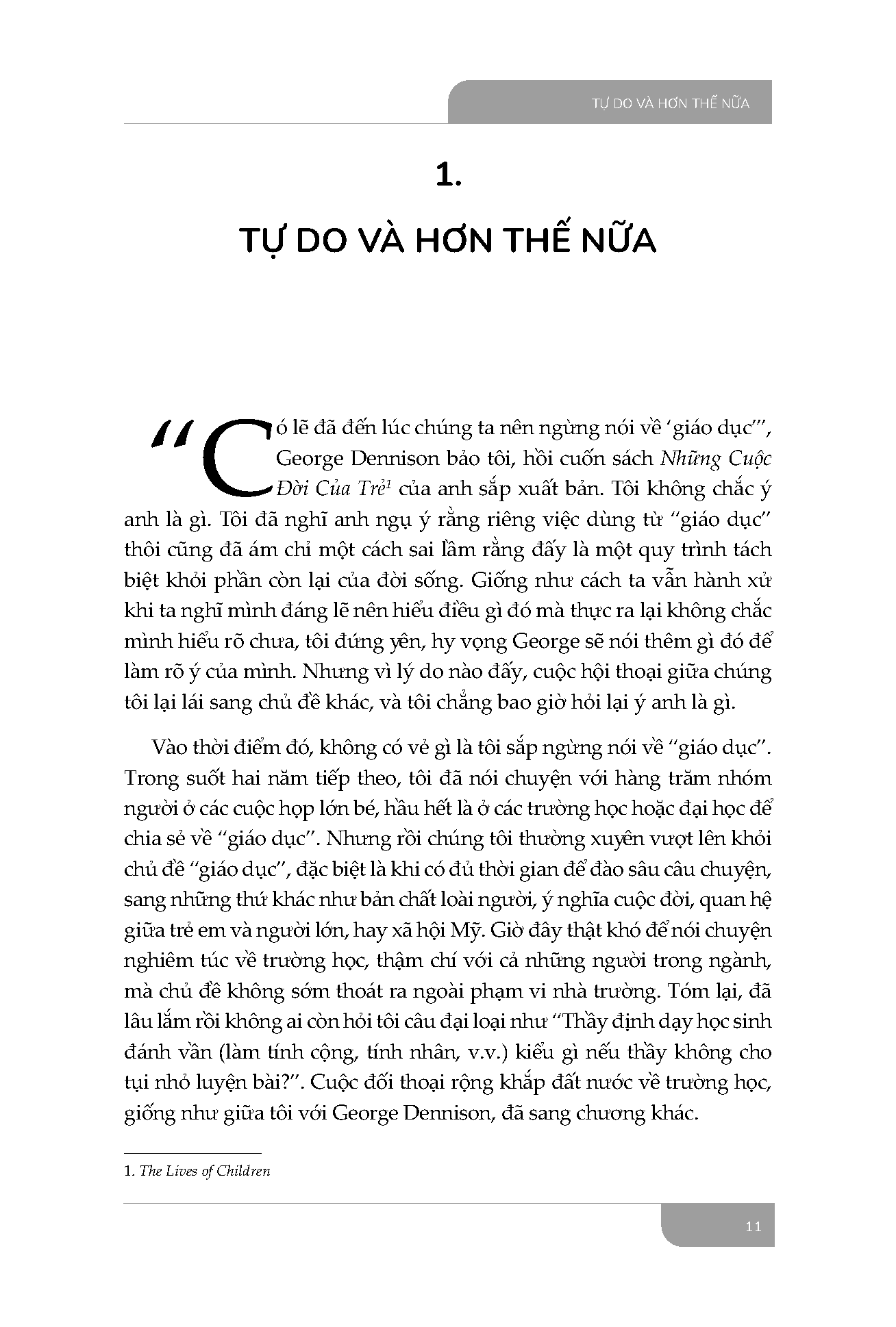 Tu Do Va Hon The Nua - Huong Toi Giao Duc Va Xa Hoi Thoat Truong Lop