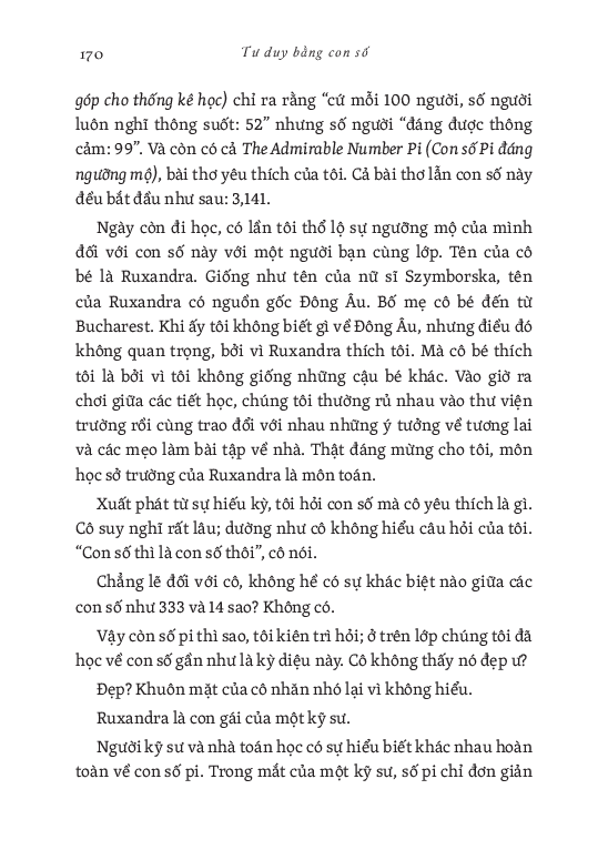 tư duy bằng con số - cuộc sống rực rỡ qua lăng kính toán học