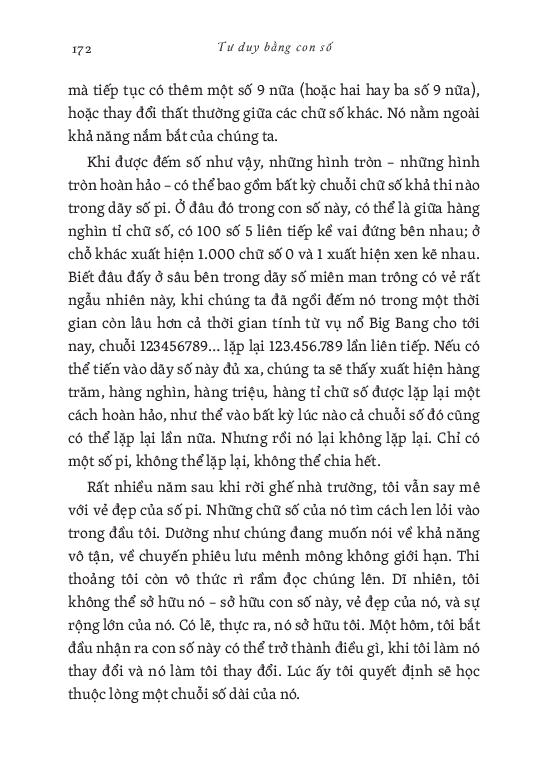 tư duy bằng con số - cuộc sống rực rỡ qua lăng kính toán học