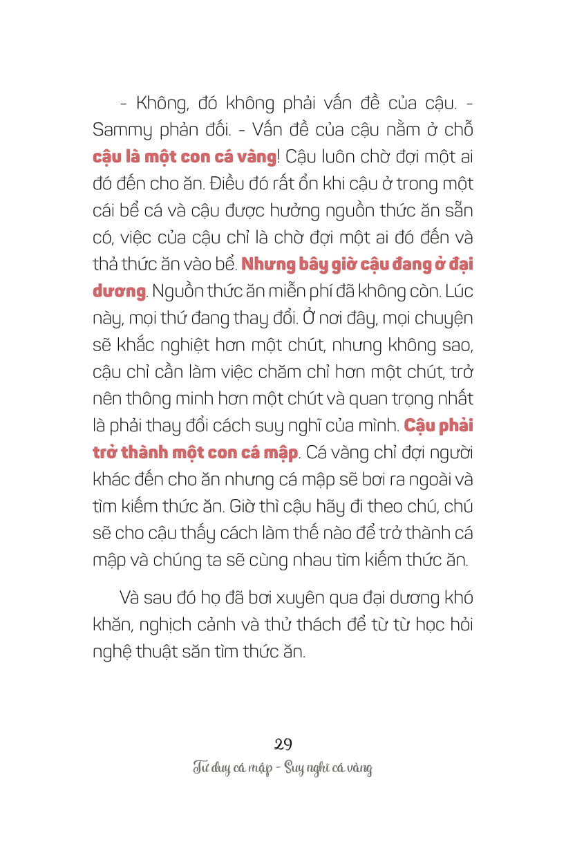 tư duy cá mập - suy nghĩ cá vàng (tái bản 2022)