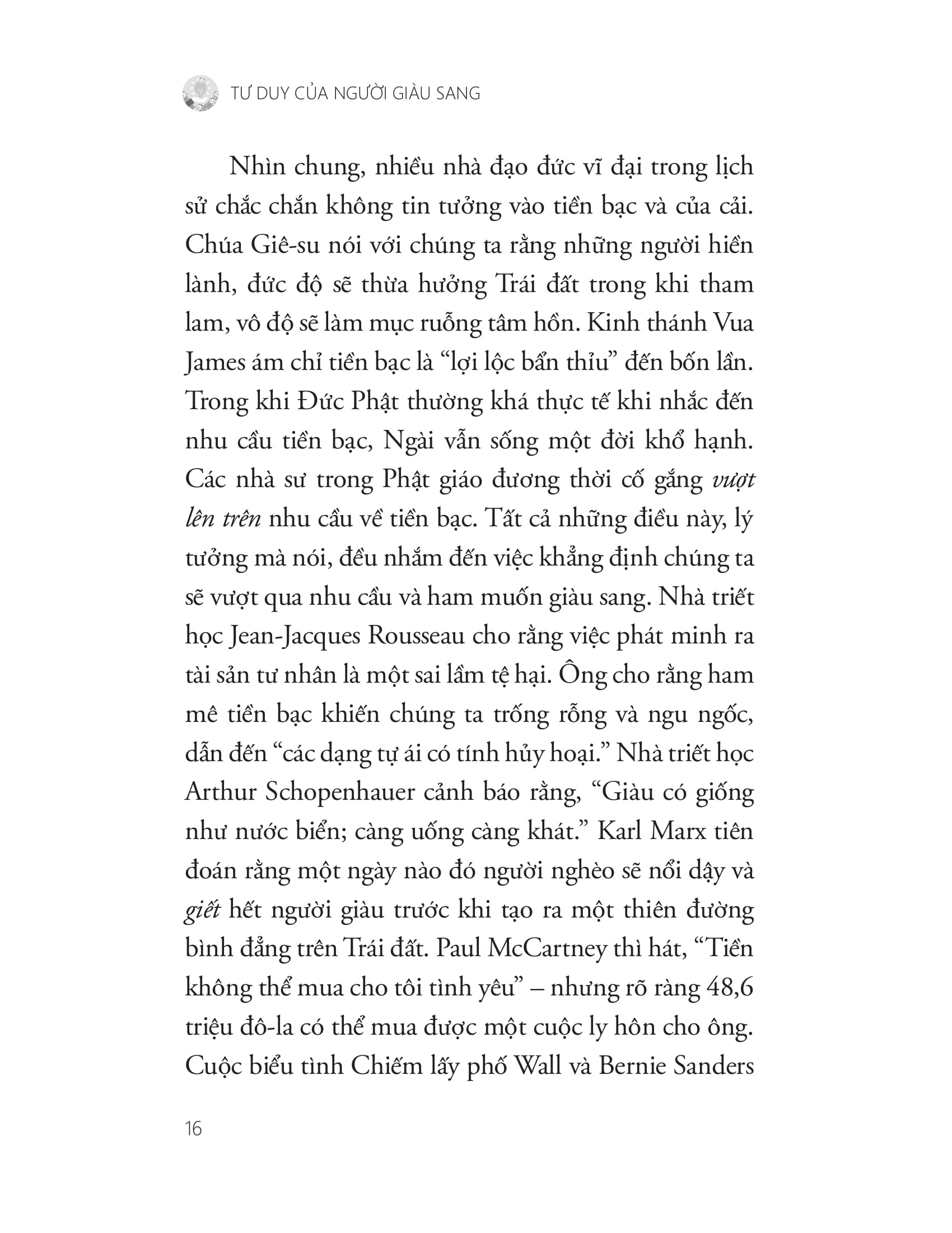 tư duy của người giàu sang