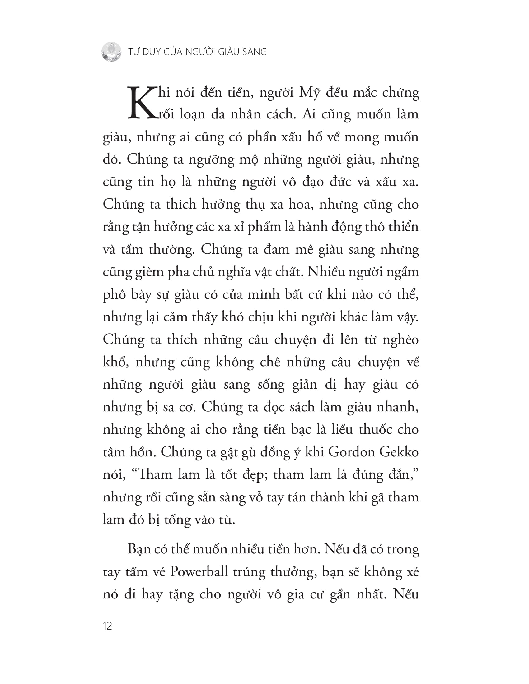 tư duy của người giàu sang