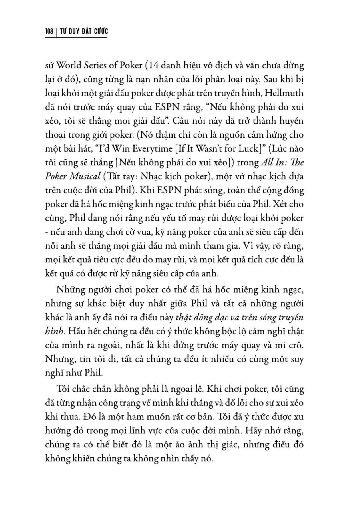 tư duy đặt cược: quyết định sáng suốt hơn khi không có đủ thông tin - thinking in bets