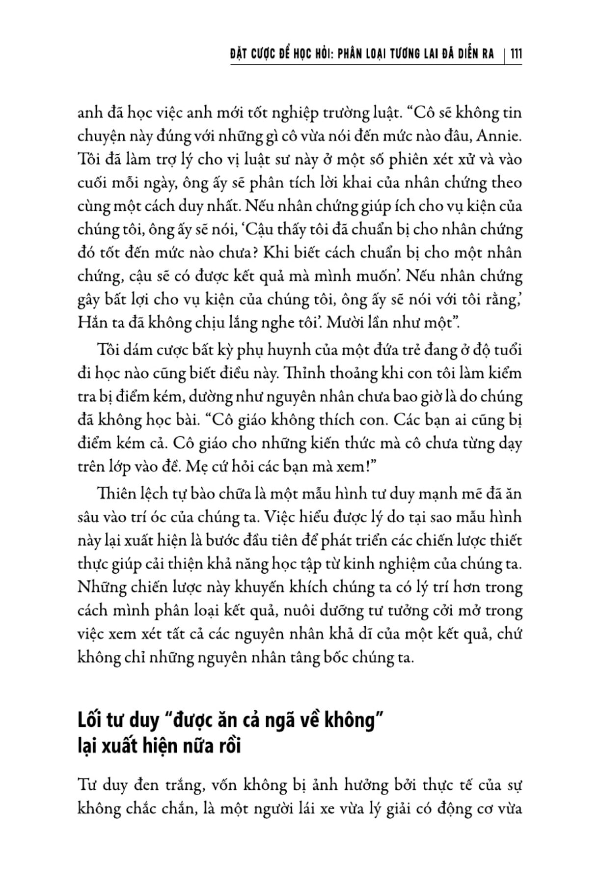 tư duy đặt cược: quyết định sáng suốt hơn khi không có đủ thông tin - thinking in bets