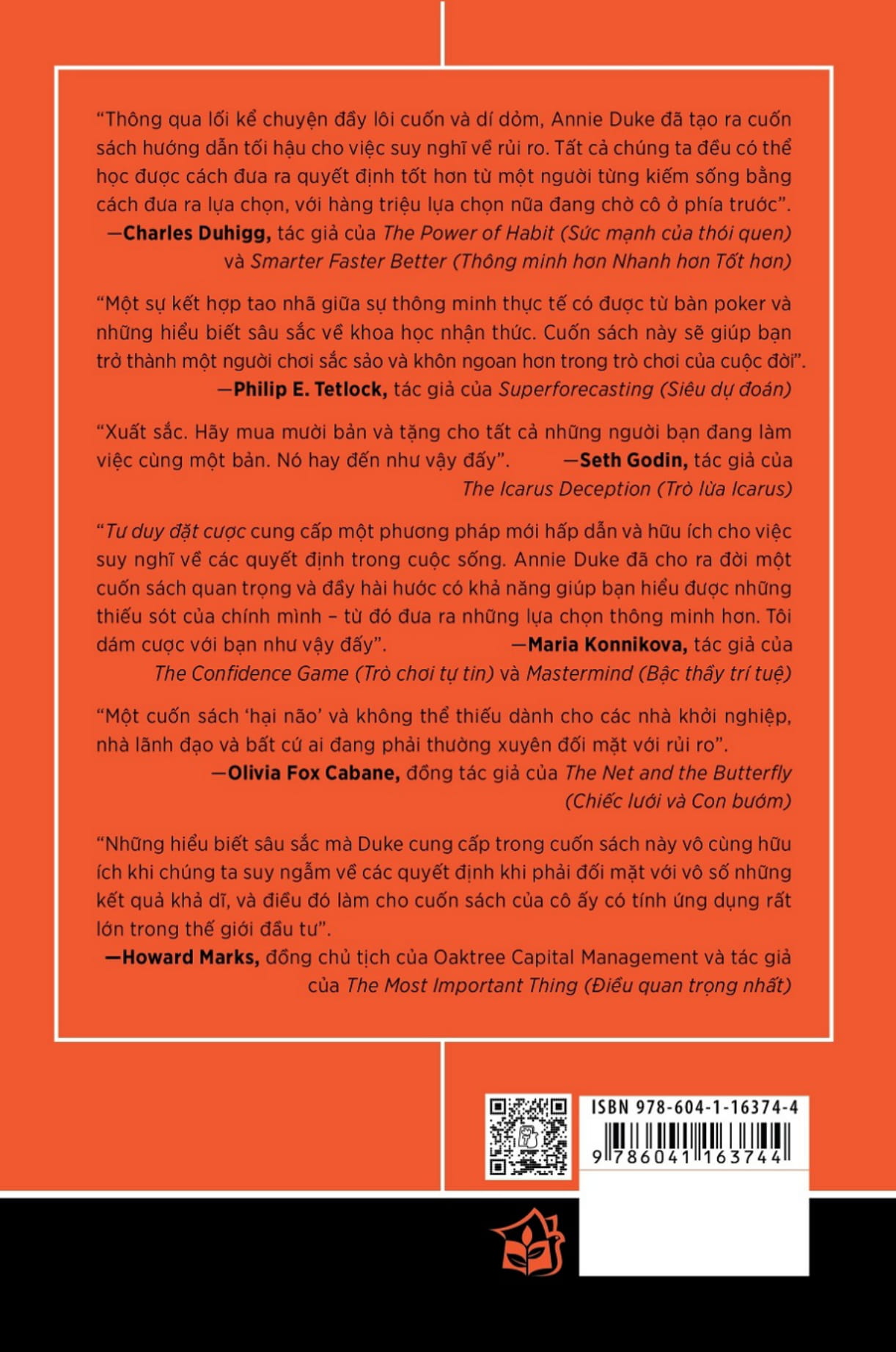 tư duy đặt cược: quyết định sáng suốt hơn khi không có đủ thông tin - thinking in bets