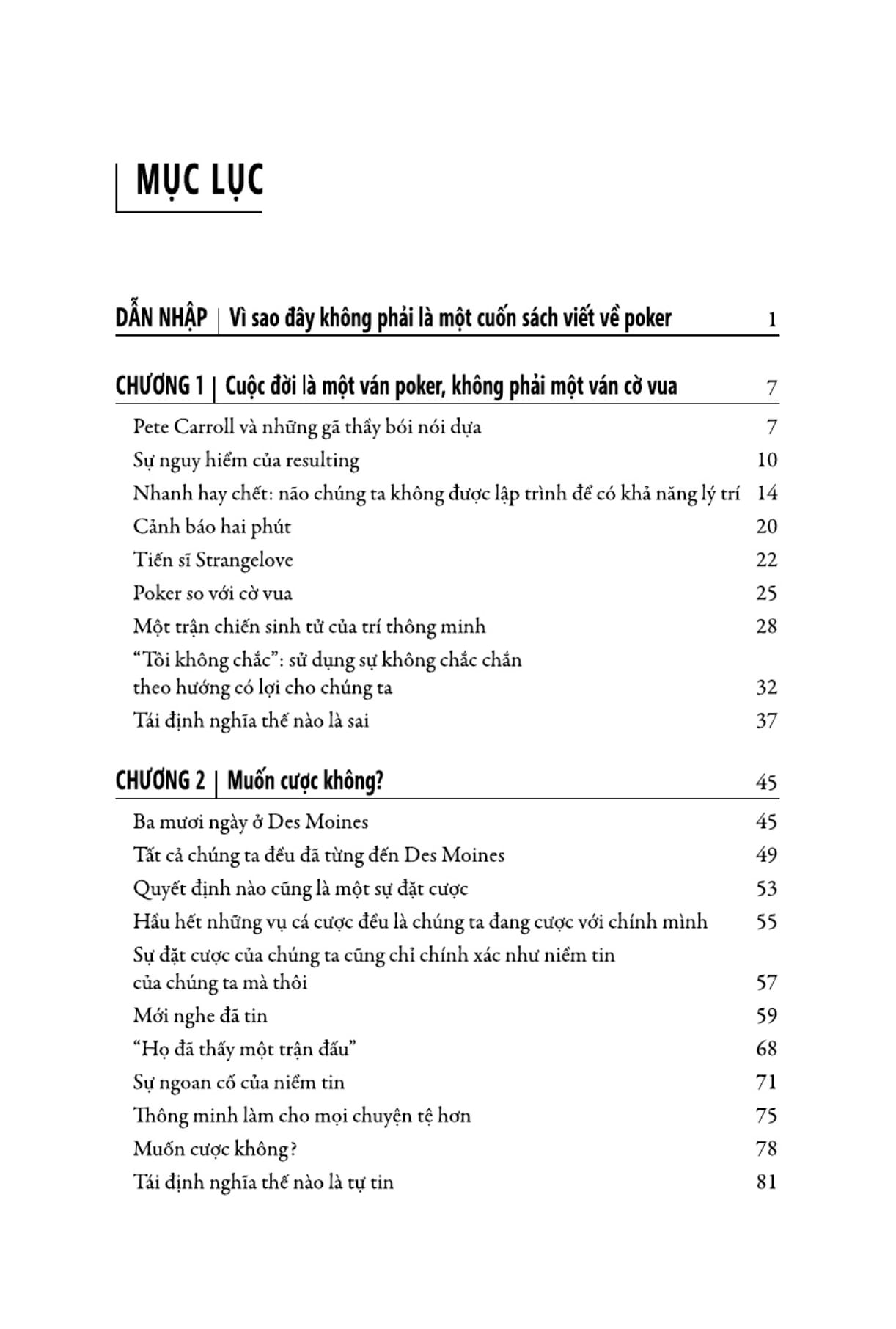tư duy đặt cược: quyết định sáng suốt hơn khi không có đủ thông tin - thinking in bets
