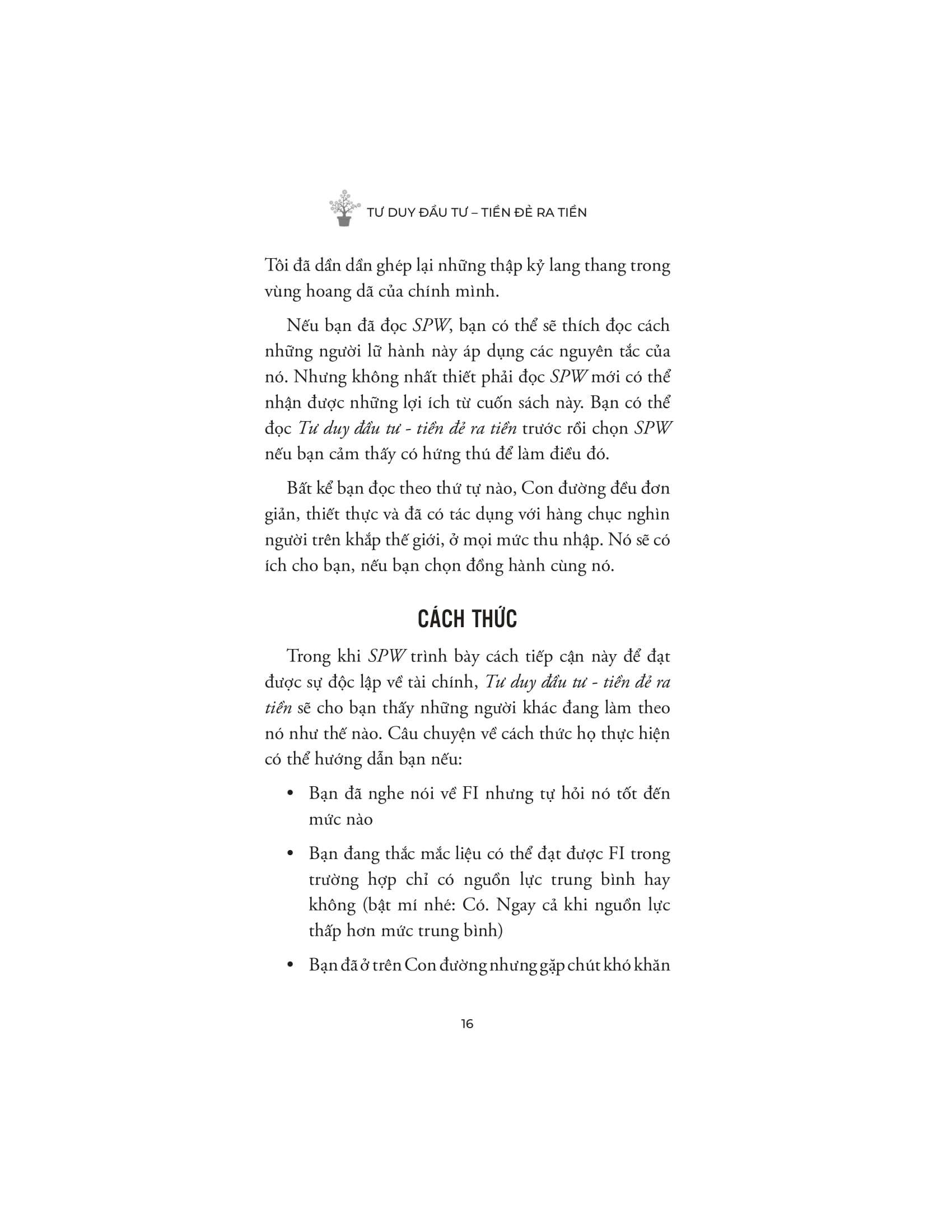 Tu Duy Dau Tu - Tien De Ra Tien