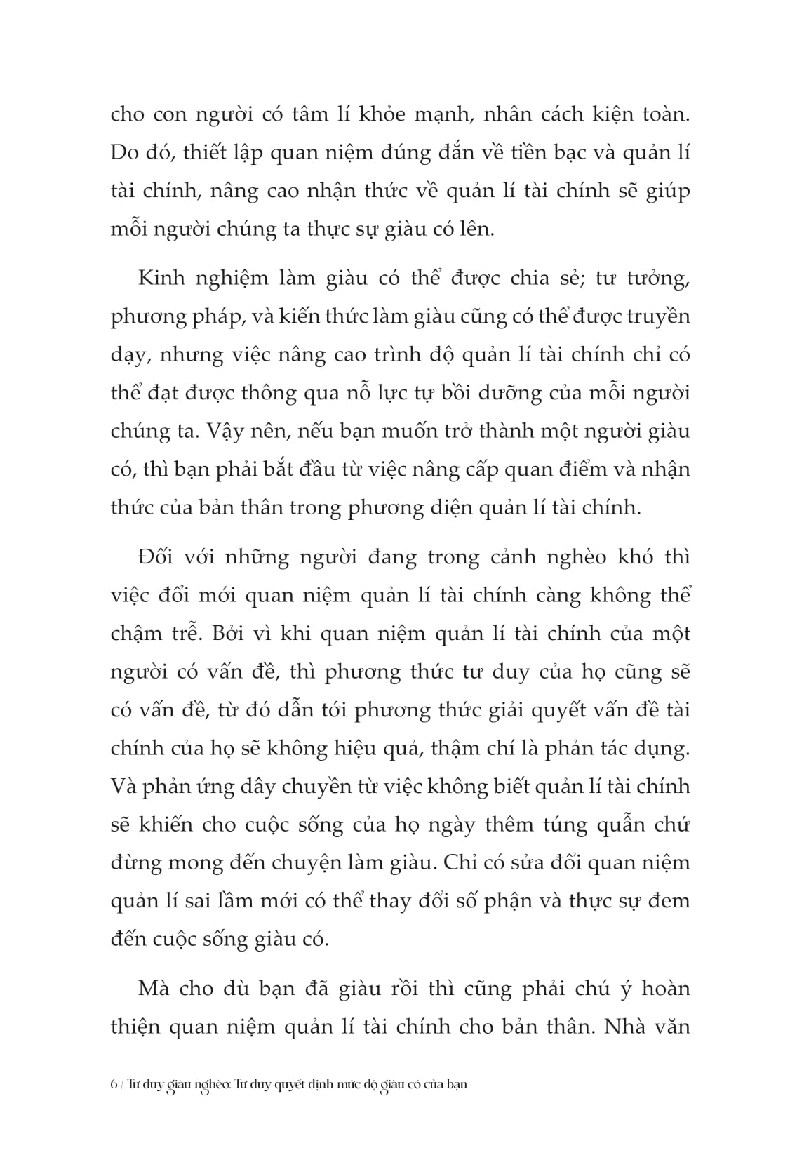 tư duy giàu nghèo: tư duy quyết định mức độ giàu có của bạn