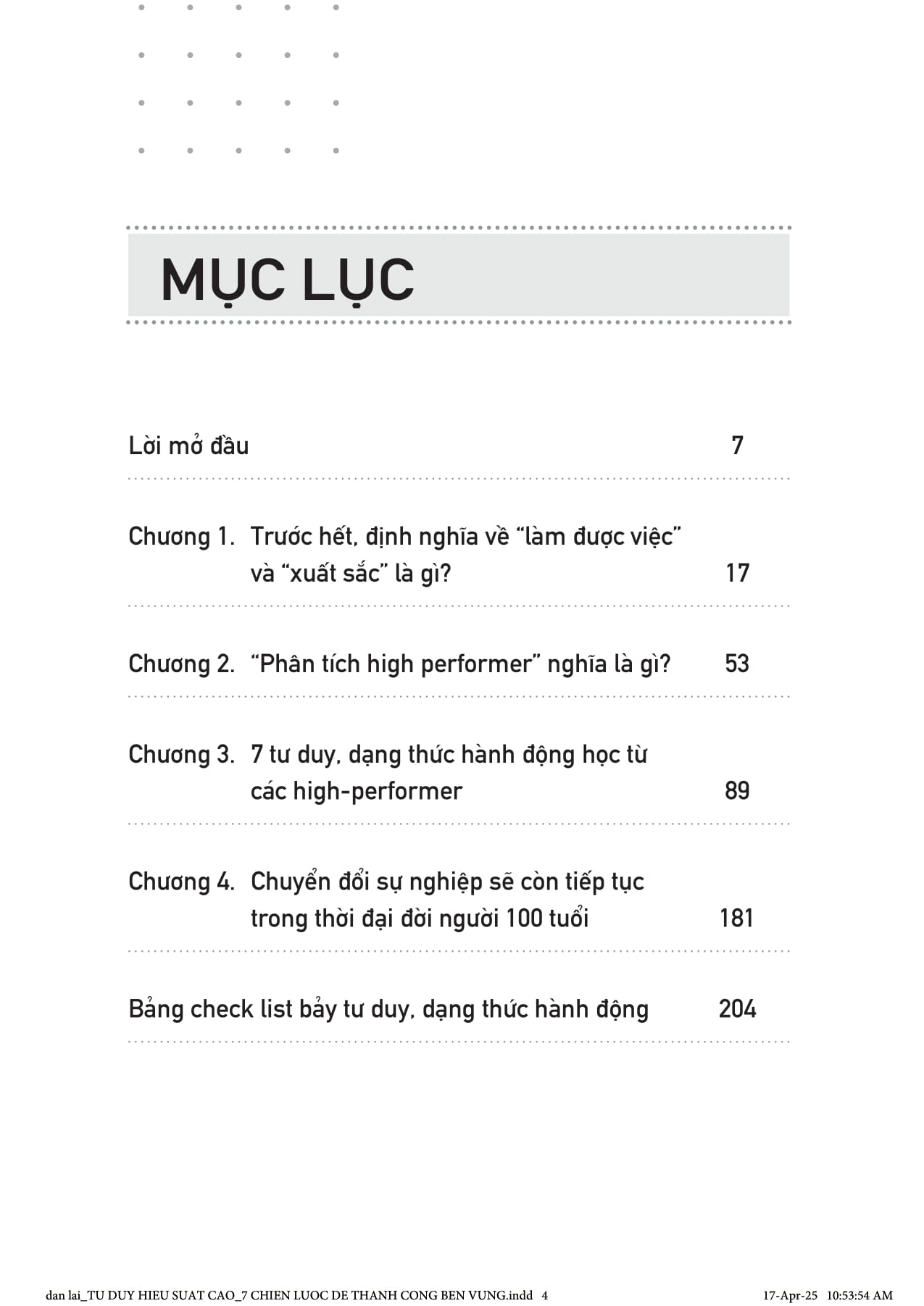 Tu Duy Hieu Xuat Cao - 7 Chien Luoc De Thanh Cong Ben Vung