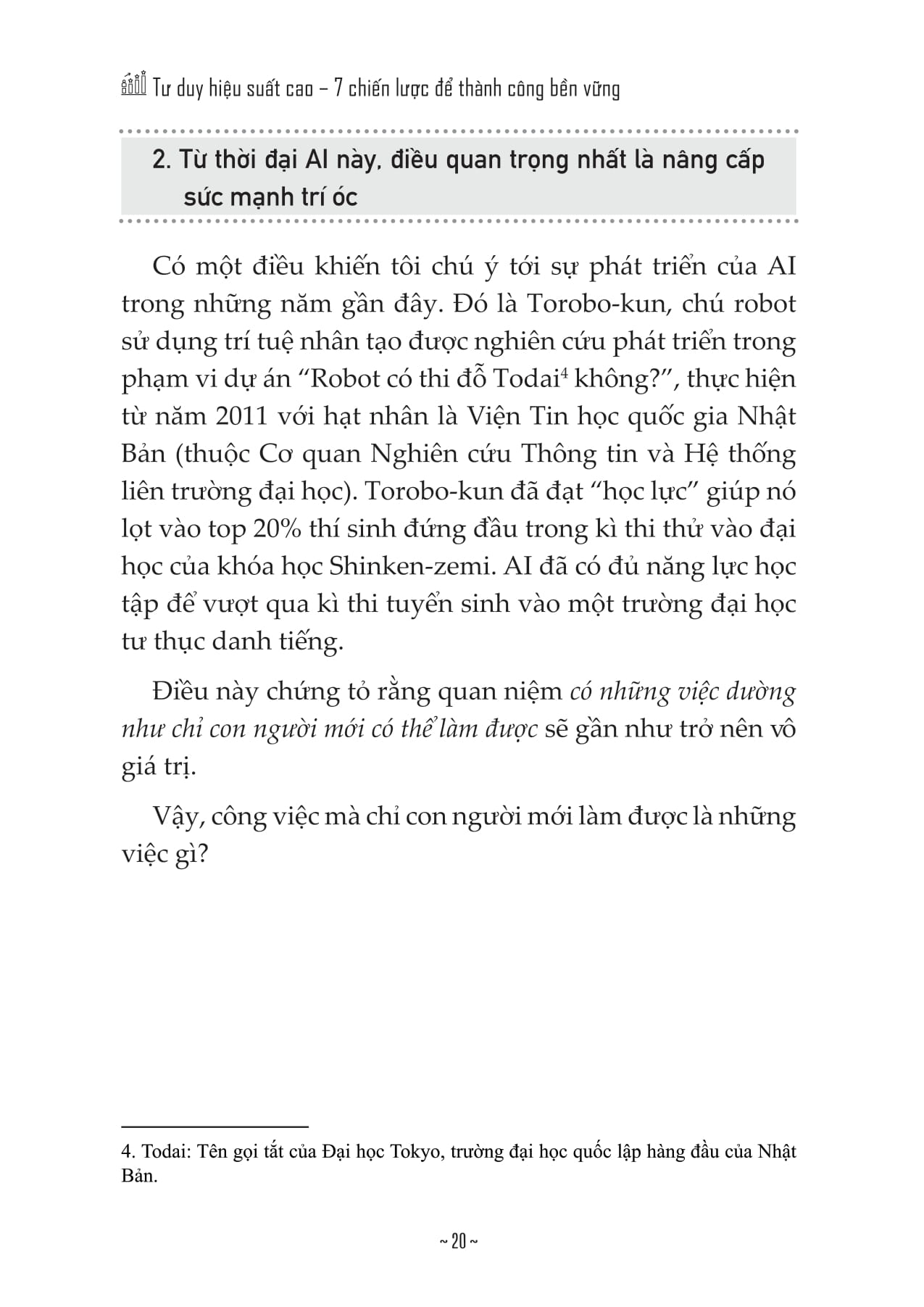 Tu Duy Hieu Xuat Cao - 7 Chien Luoc De Thanh Cong Ben Vung