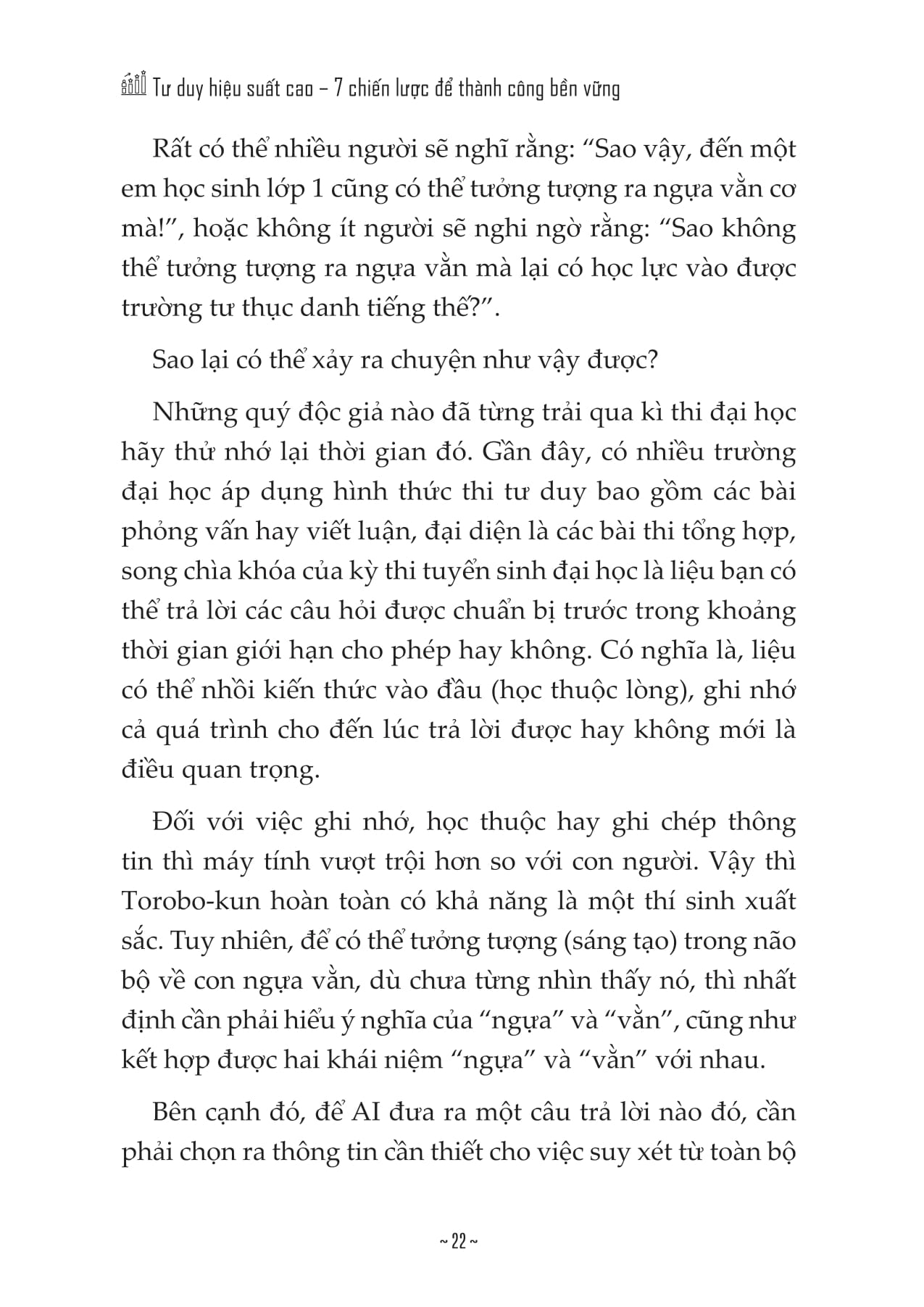 Tu Duy Hieu Xuat Cao - 7 Chien Luoc De Thanh Cong Ben Vung