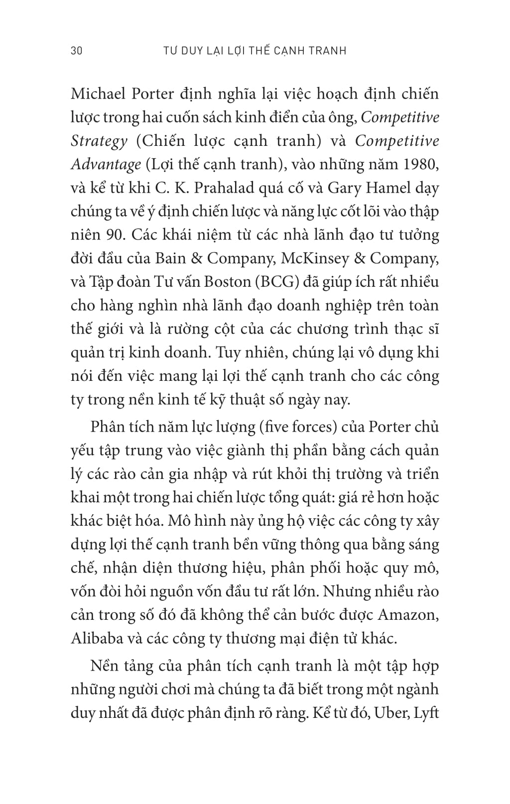 tư duy lại lợi thế cạnh tranh - 6 quy tắc mới cho thời đại số - rethinking competitive advantage: new rules for the digital age
