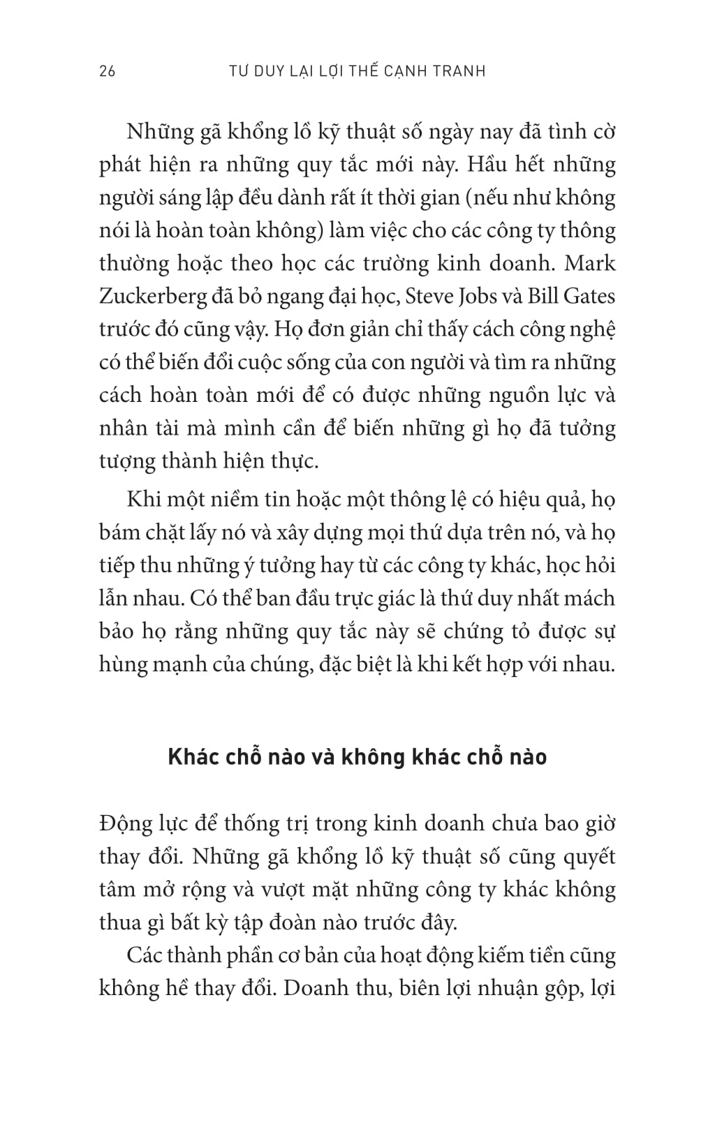 tư duy lại lợi thế cạnh tranh - 6 quy tắc mới cho thời đại số - rethinking competitive advantage: new rules for the digital age
