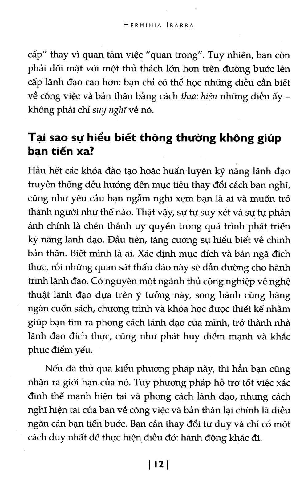tư duy lãnh đạo - hành động lãnh đạo (tái bản 2021)