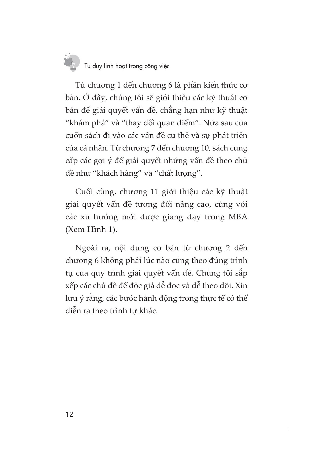 tư duy linh hoạt trong công việc