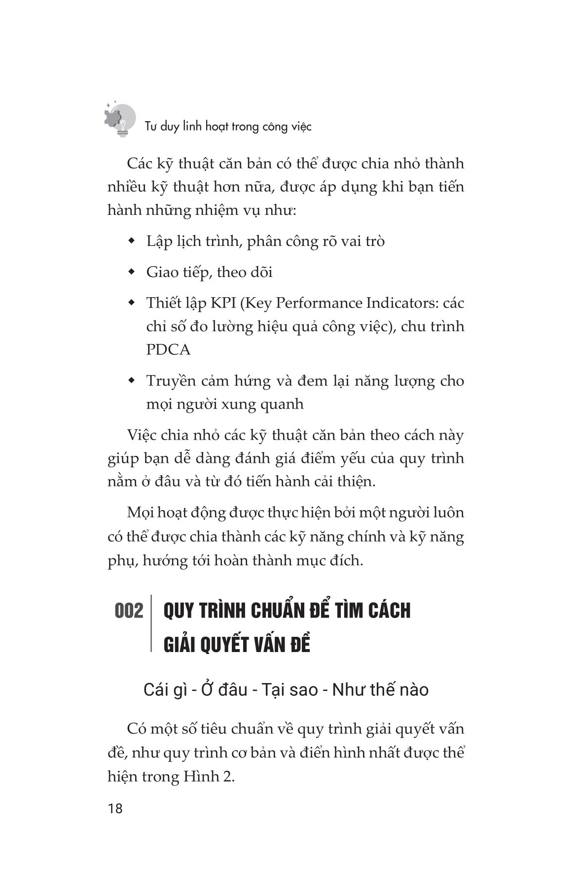 tư duy linh hoạt trong công việc