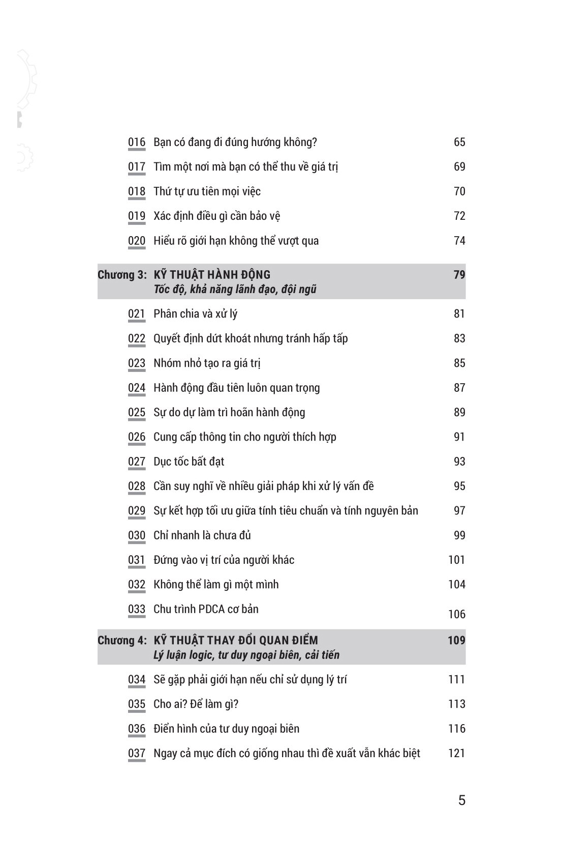 tư duy linh hoạt trong công việc