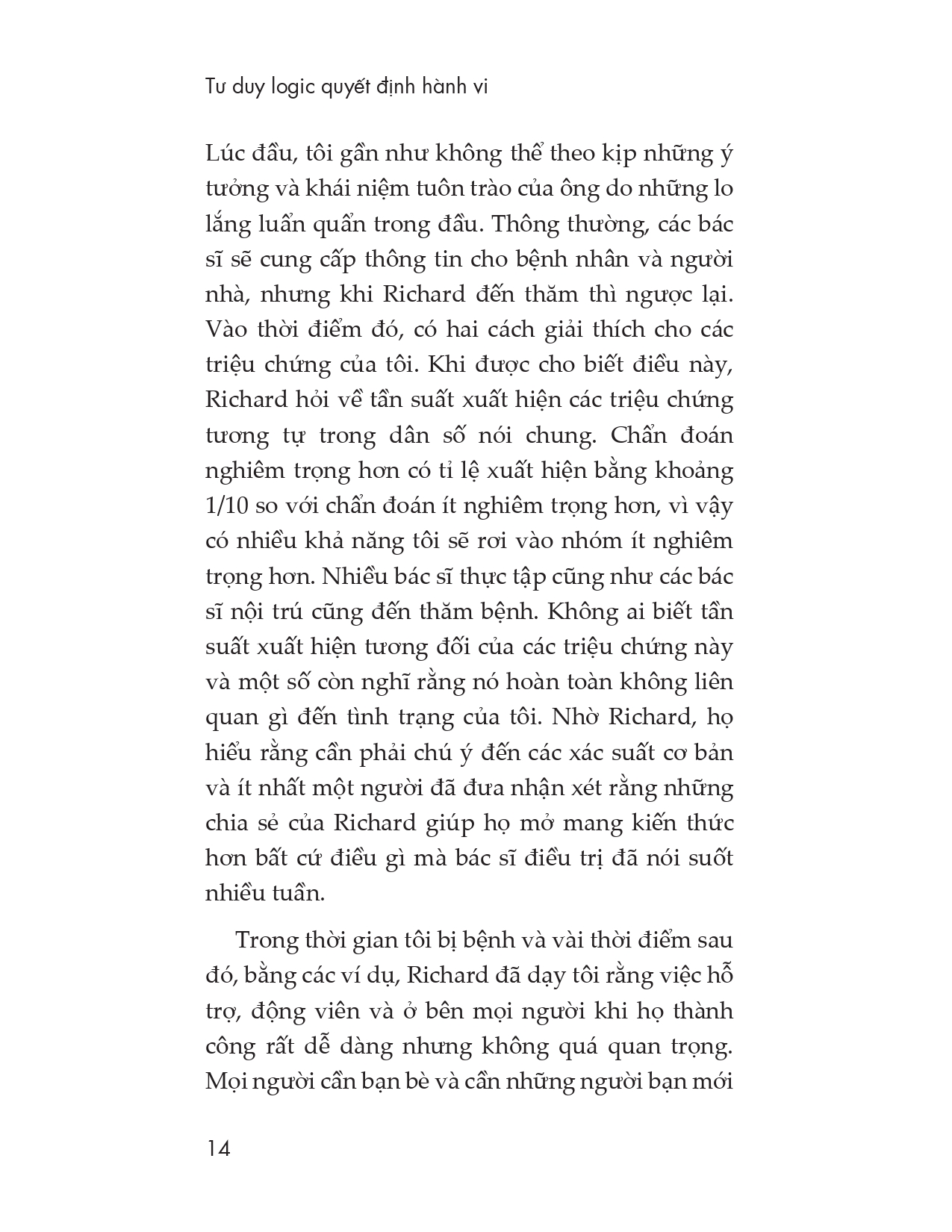 tư duy logic quyết định hành vi