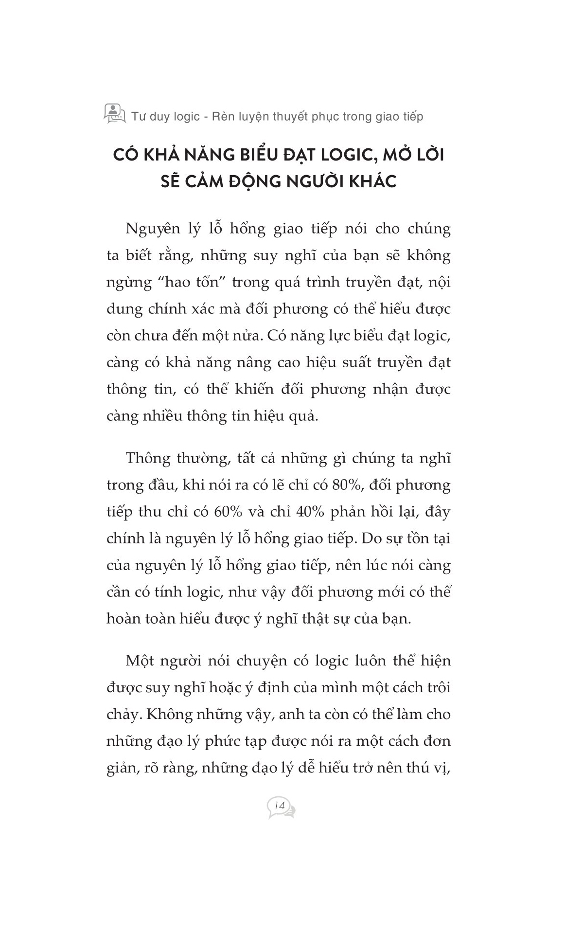 tư duy logic rèn luyện thuyết phục trong giao tiếp
