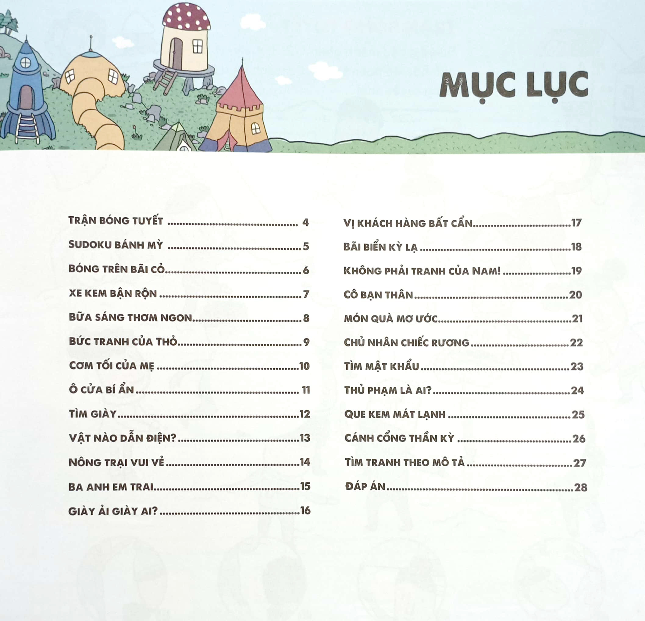 tư duy logic - trò chơi tư duy cho trẻ (dành cho bé từ 5 tuổi)