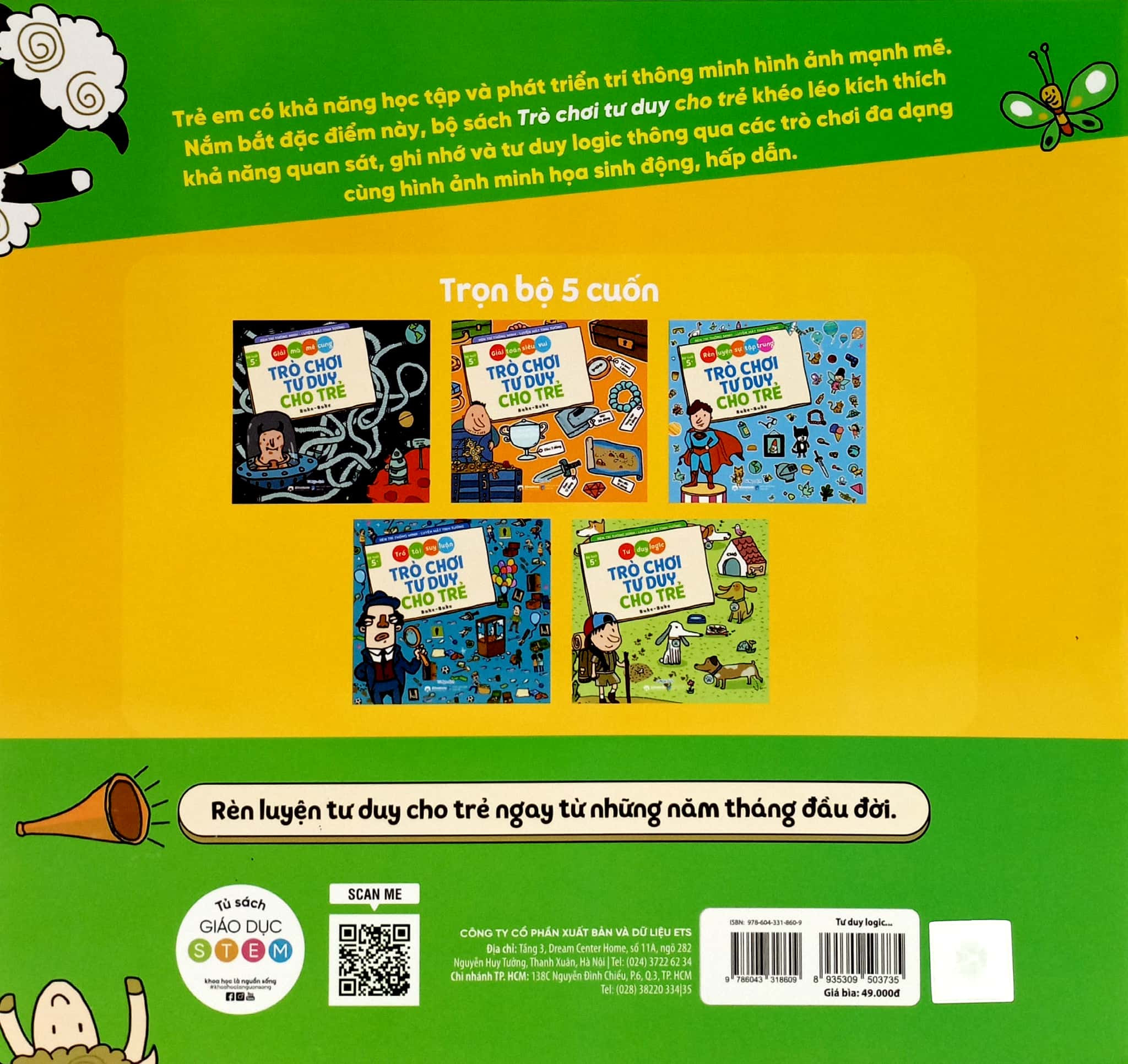 tư duy logic - trò chơi tư duy cho trẻ (dành cho bé từ 5 tuổi)