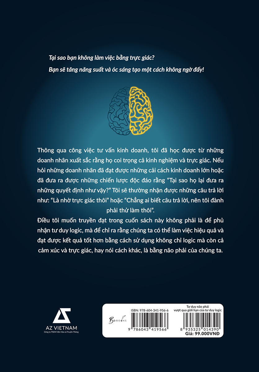 tư duy não phải - vượt qua giới hạn của tư duy logic