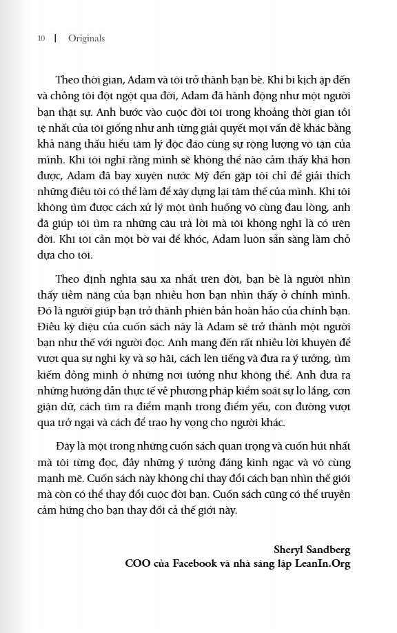 Tu Duy Nguoc Dich Chuyen The Gioi - Originals: How Non-Conformists Move The World (Tai Ban 2024)