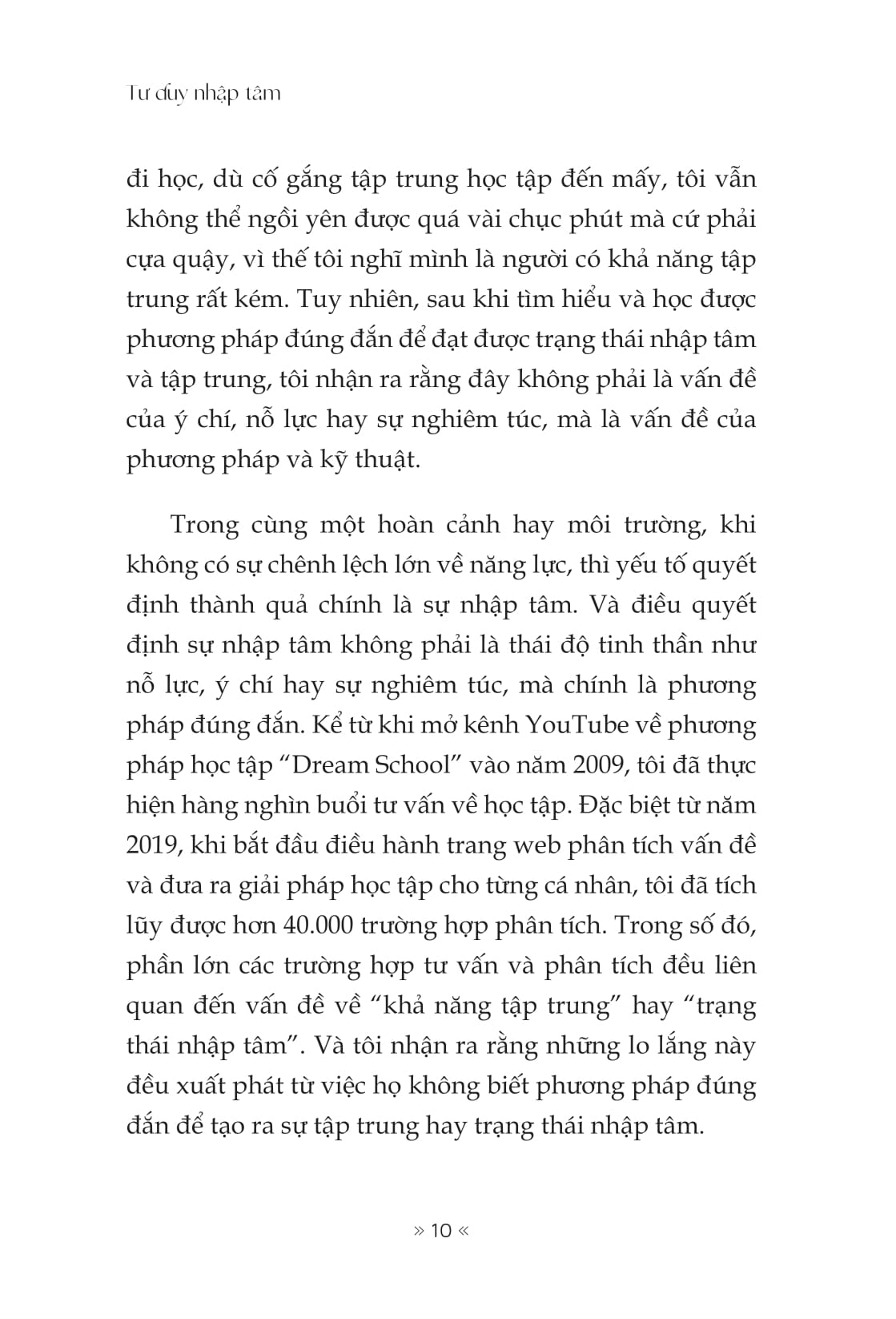 Tu Duy Nhap Tam - Nghe Thuat Thiet Ke Tap Trung Va Chuyen Hoa Dong Luc Bang Khoa Hoc Nao Bo