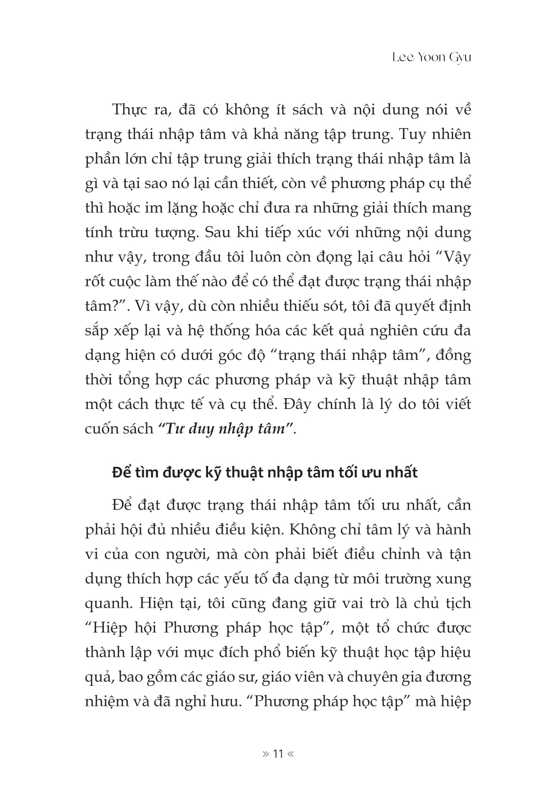 Tu Duy Nhap Tam - Nghe Thuat Thiet Ke Tap Trung Va Chuyen Hoa Dong Luc Bang Khoa Hoc Nao Bo