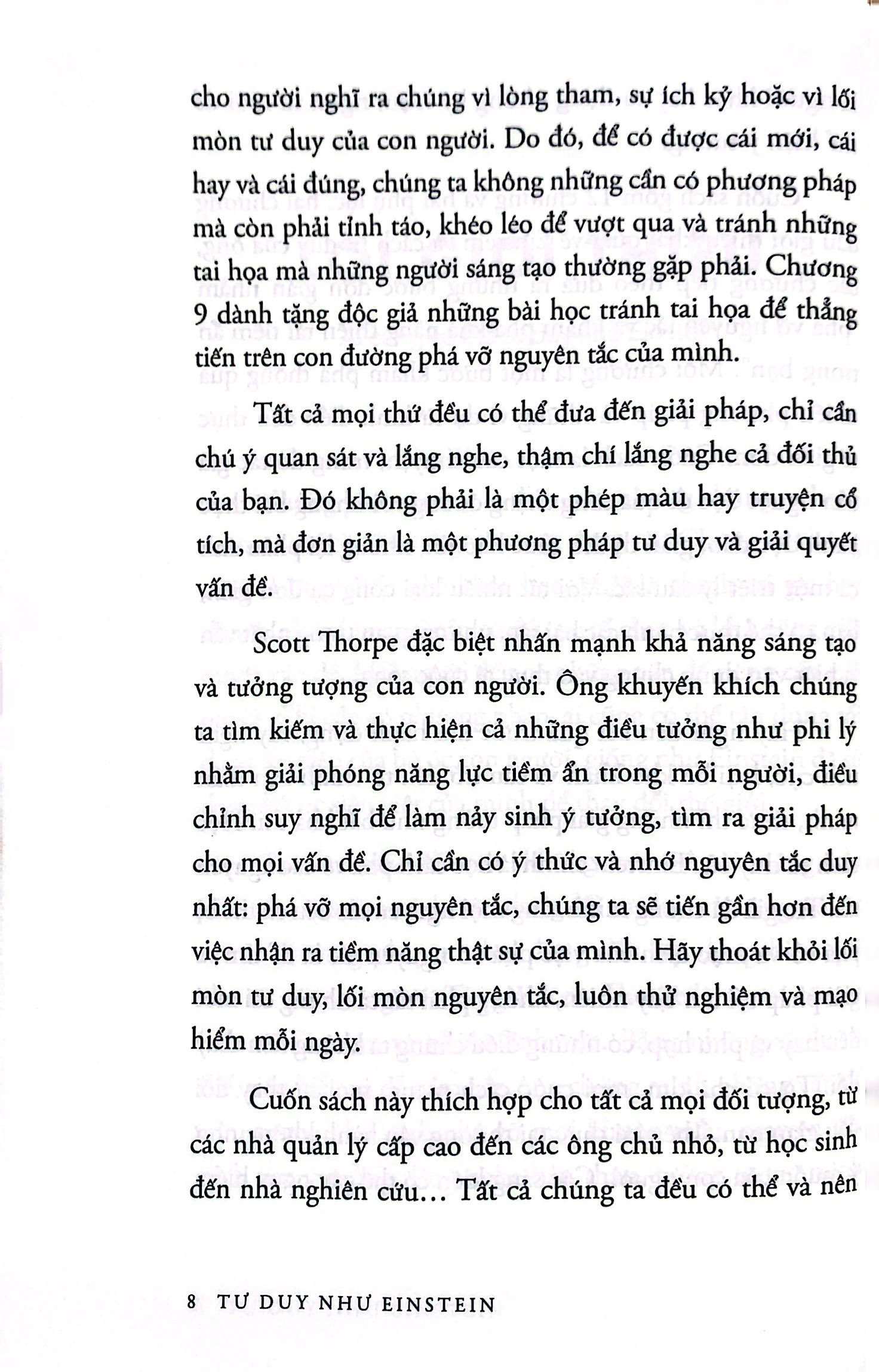 tư duy như einstein (tái bản)