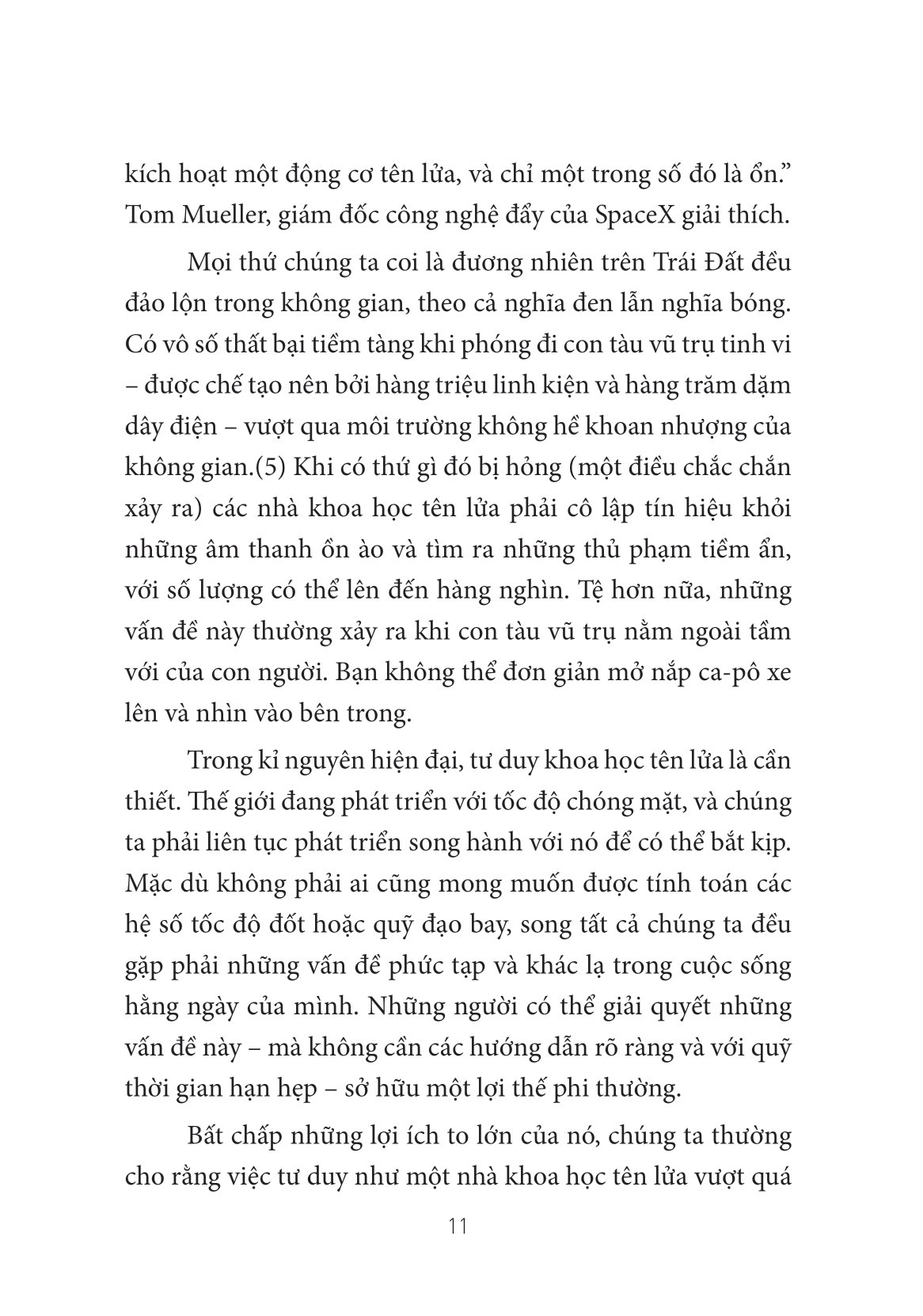 tư duy như một nhà khoa học tên lửa