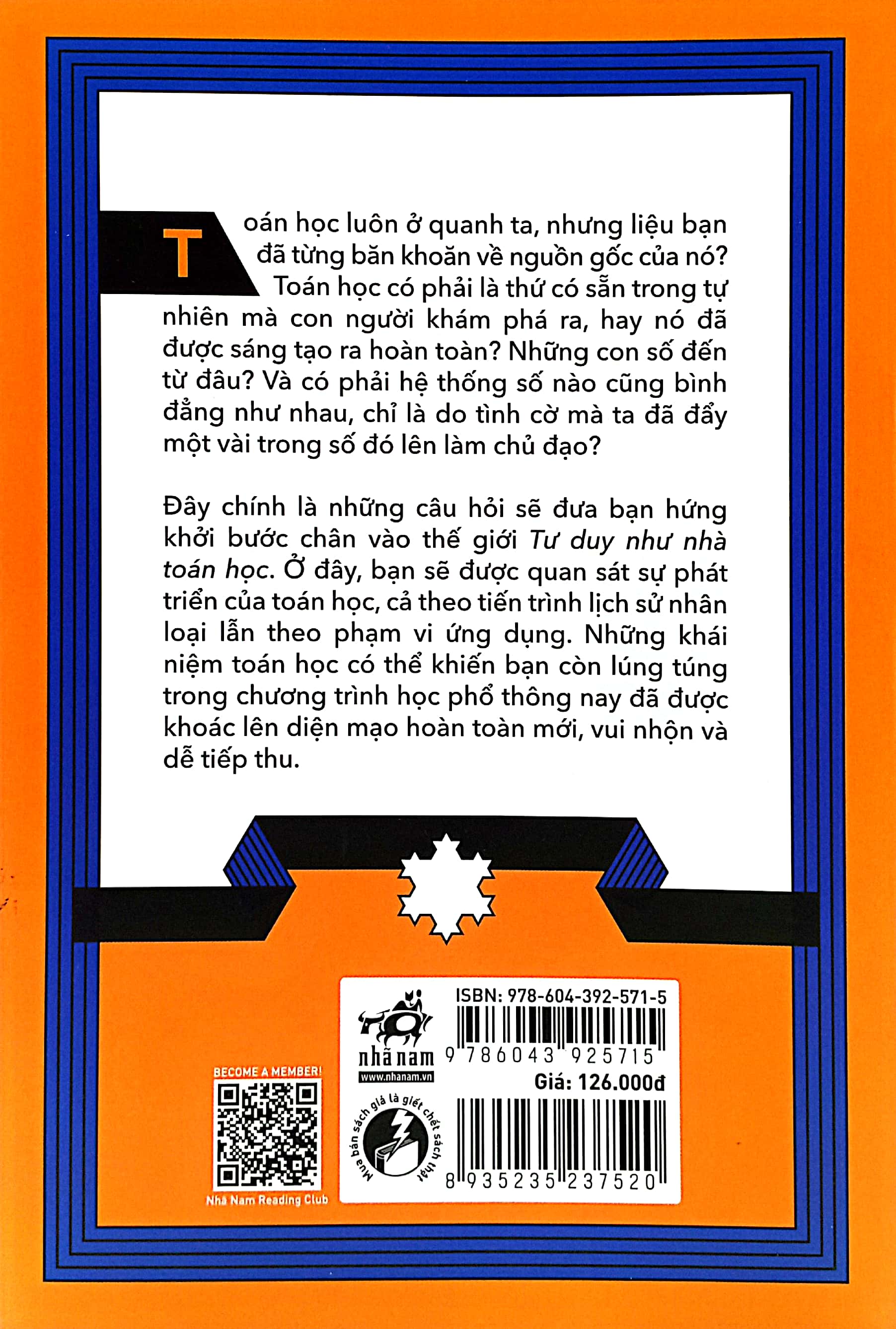 tư duy như nhà toán học - nắm bắt sự diệu kỳ của con số và hình mẫu toán học