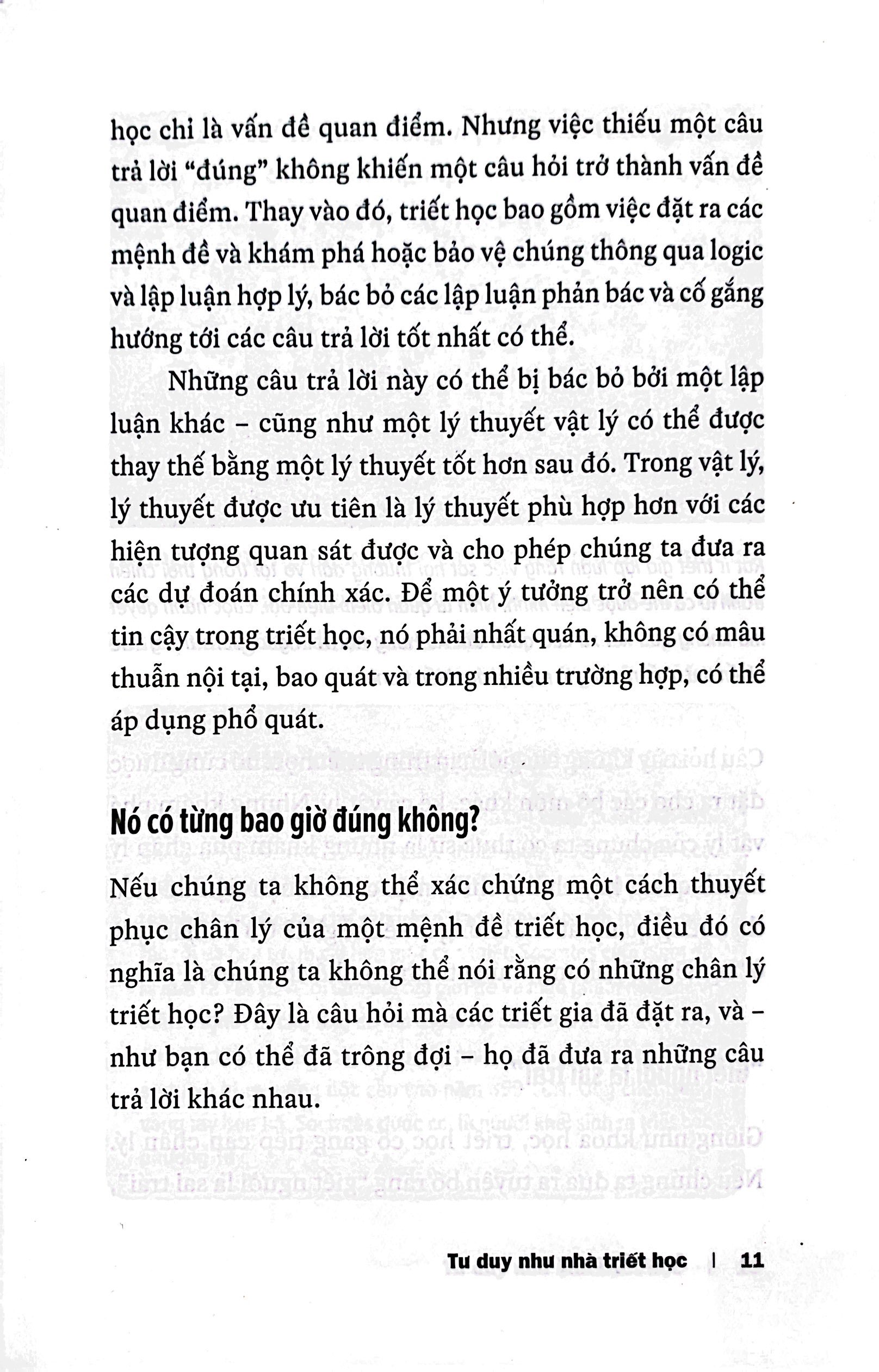 tư duy như nhà triết học - nắm bắt logic của lập luận và đạo đức