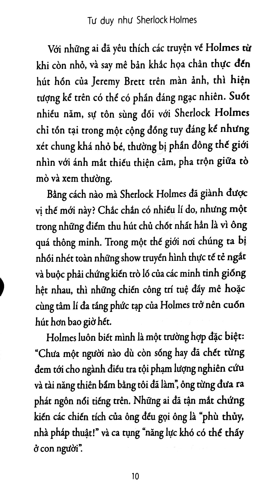 tư duy như sherlock holmes