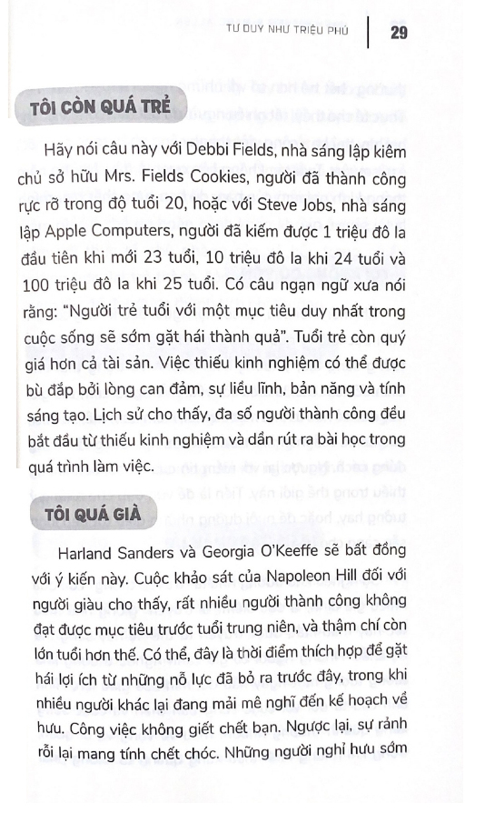 tư duy như triệu phú (tái bản)