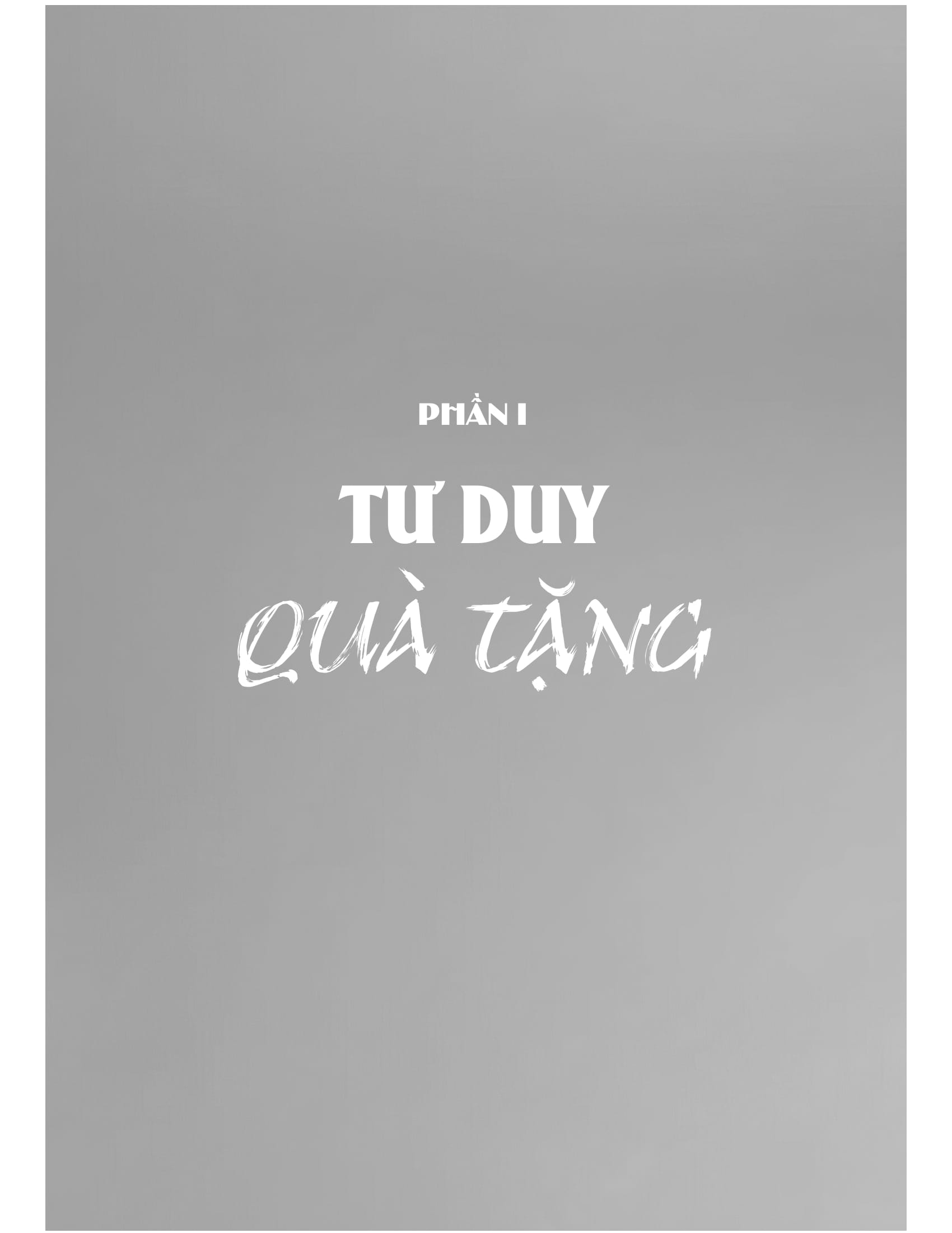 tư duy quà tặng