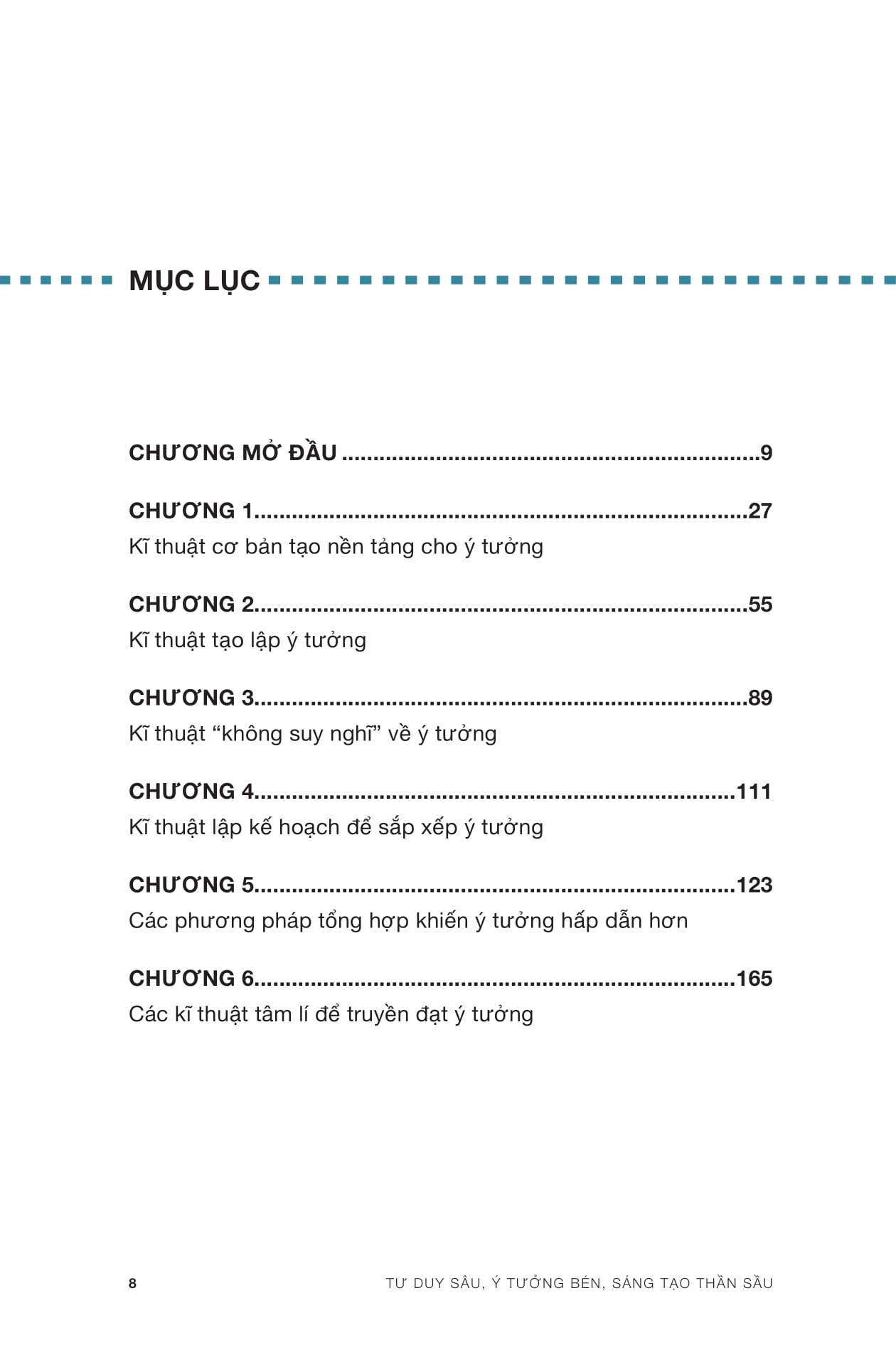 tư duy sâu, ý tưởng bén, sáng tạo thần sầu