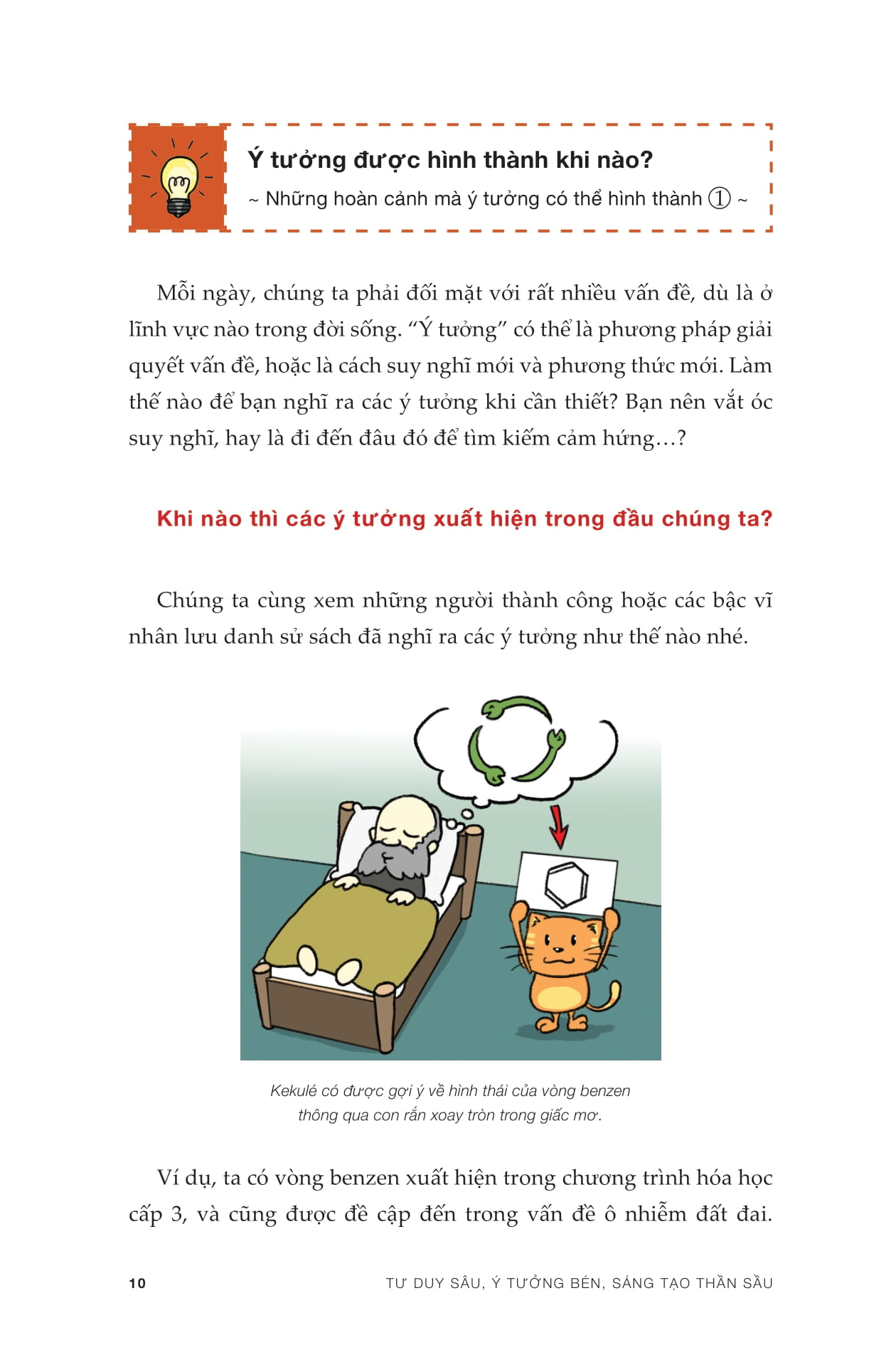 tư duy sâu, ý tưởng bén, sáng tạo thần sầu