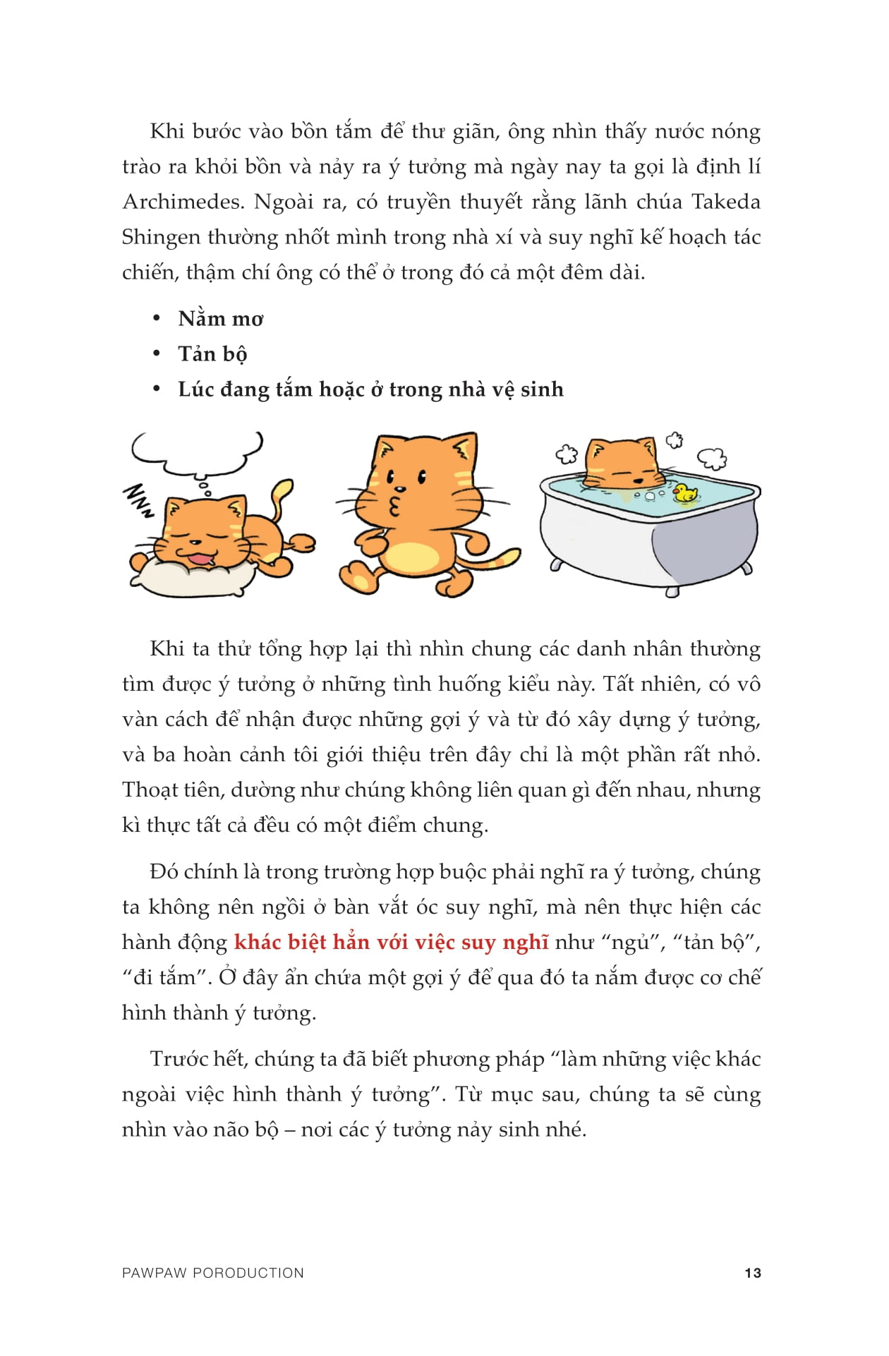 tư duy sâu, ý tưởng bén, sáng tạo thần sầu