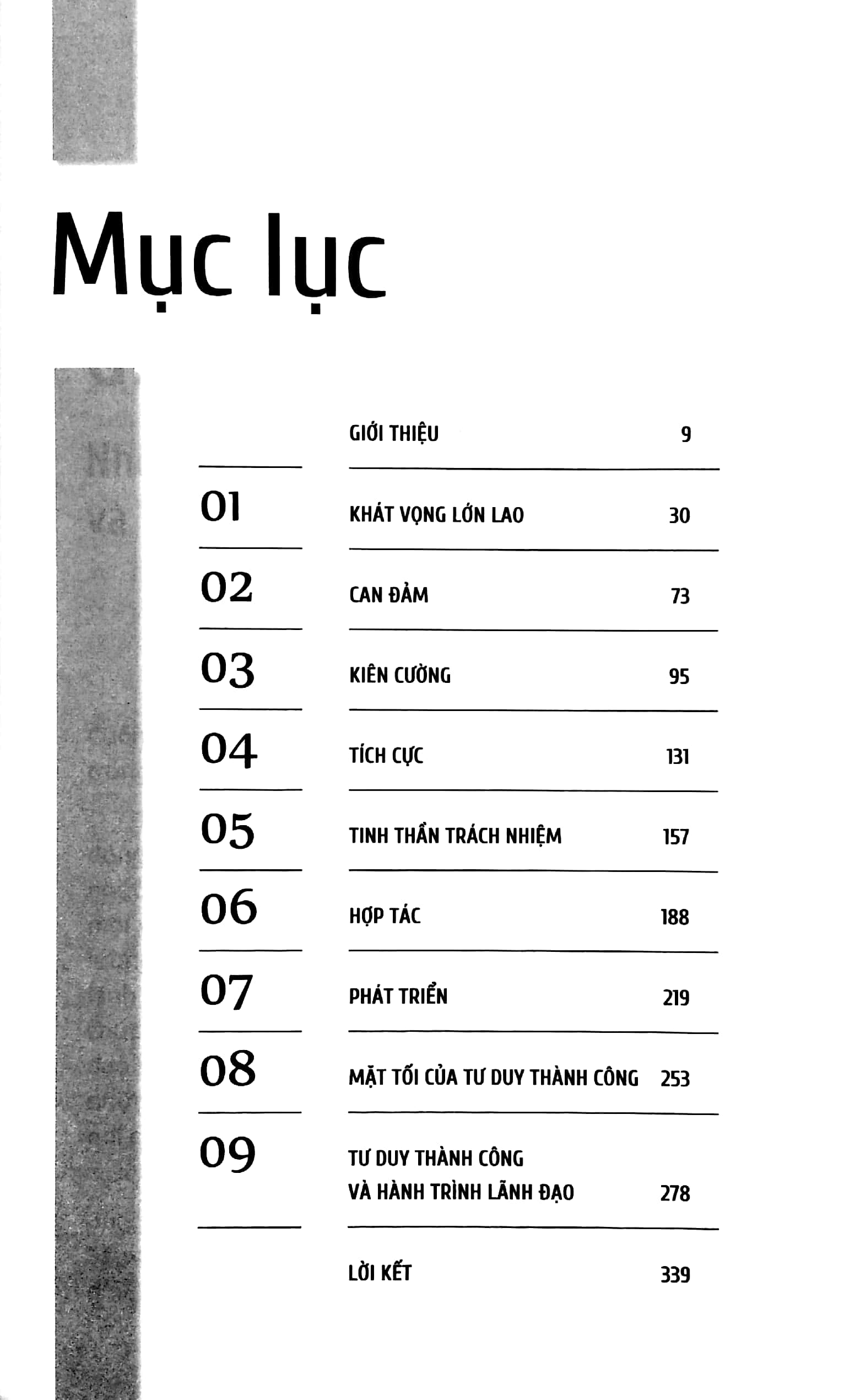 tư duy thành công