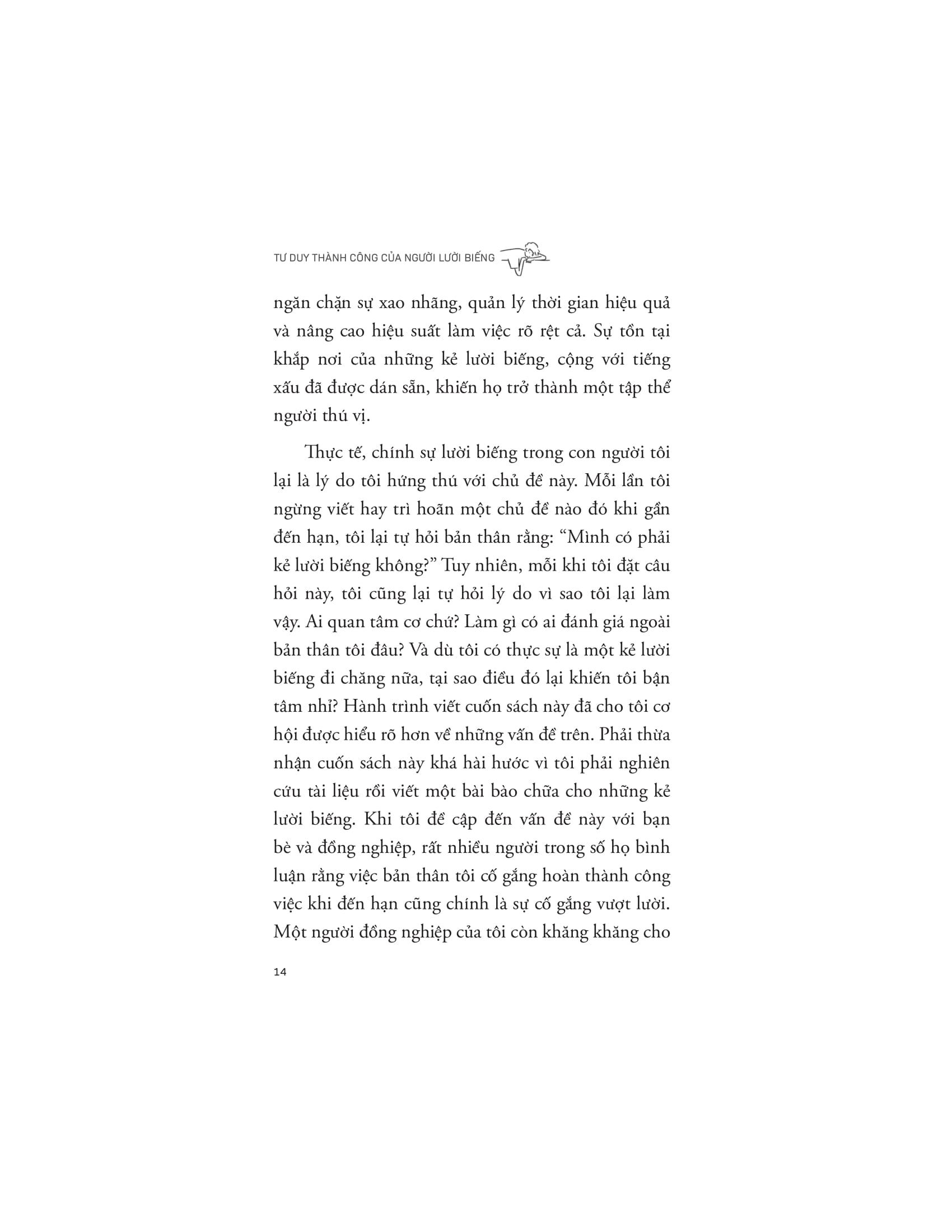 tư duy thành công của người lười biếng