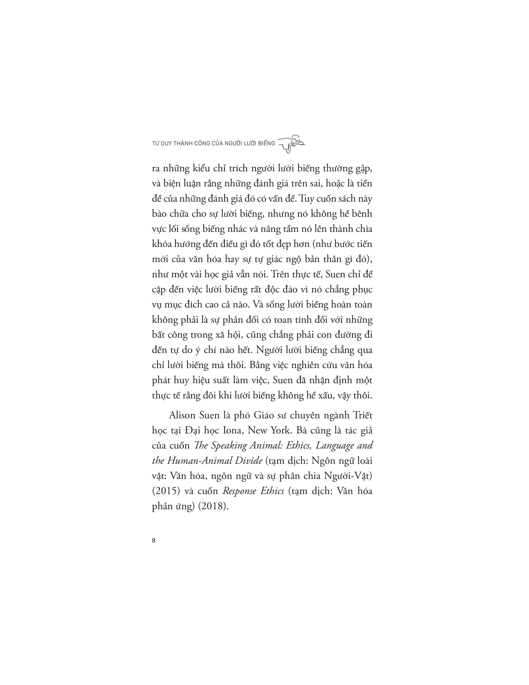 tư duy thành công của người lười biếng