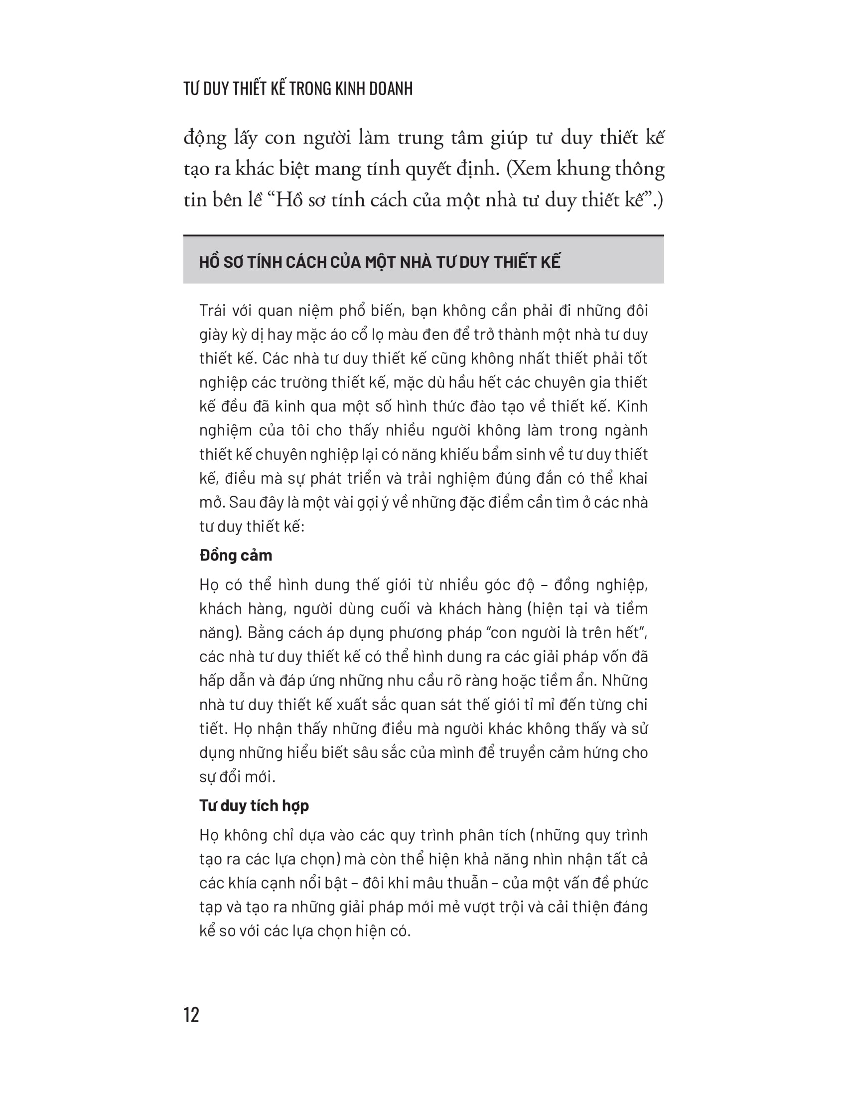 Tu Duy Thiet Ke Trong Kinh Doanh - Cam Nang Thuc Hanh De Chuyen Doi Doanh Nghiep