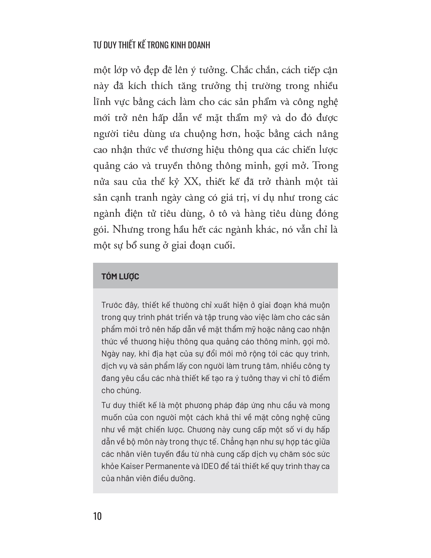 Tu Duy Thiet Ke Trong Kinh Doanh - Cam Nang Thuc Hanh De Chuyen Doi Doanh Nghiep