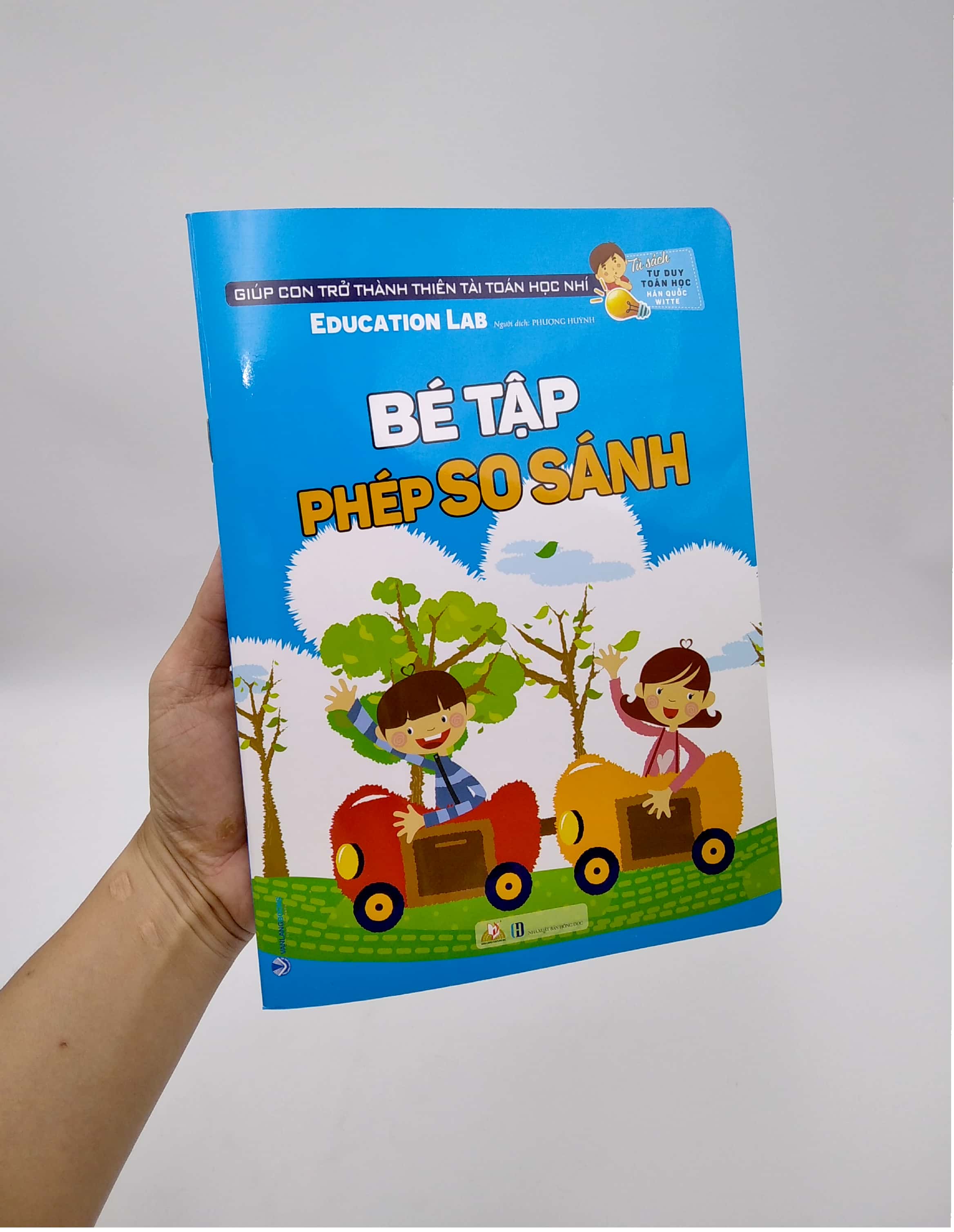 tư duy toán học hàn quốc - bé tập phép so sánh