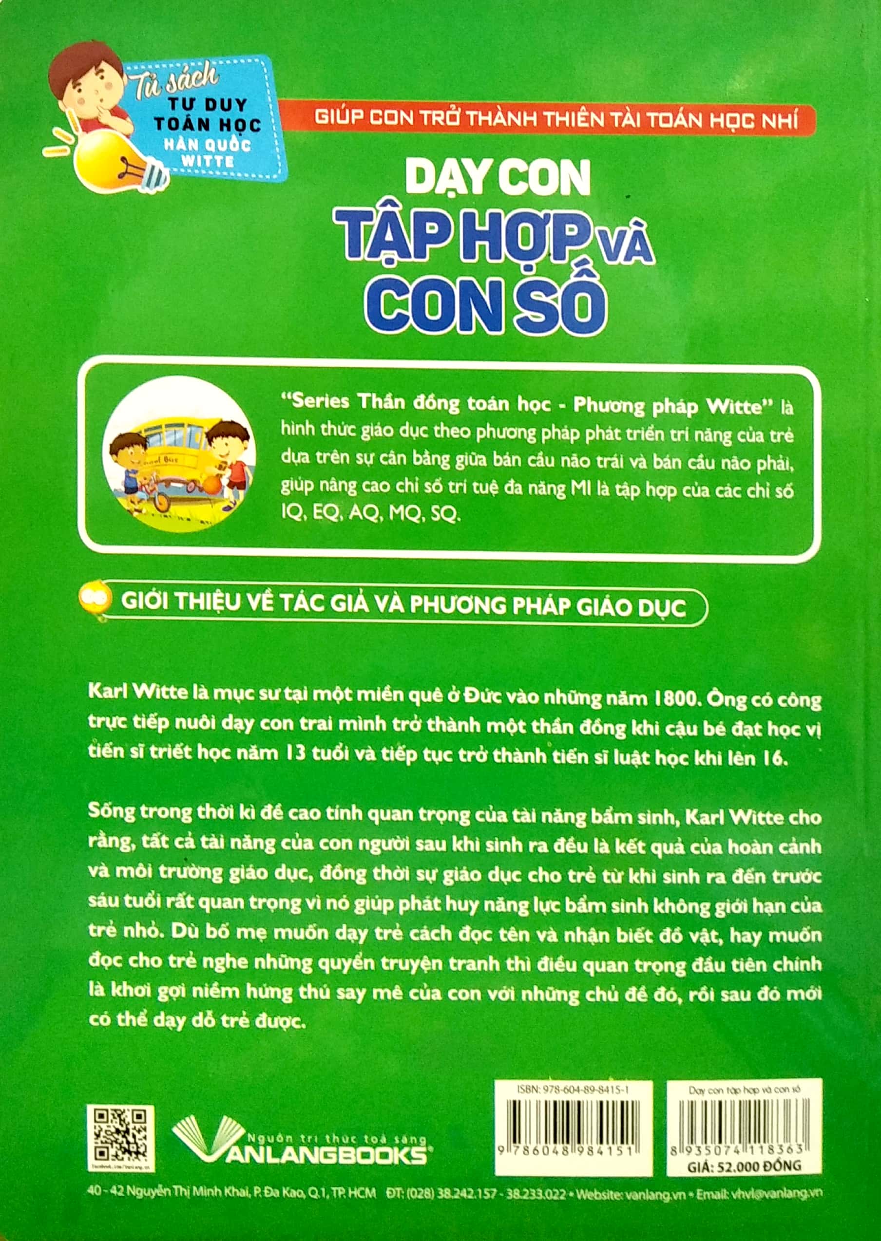 tư duy toán học hàn quốc - dạy con tập hợp và con số