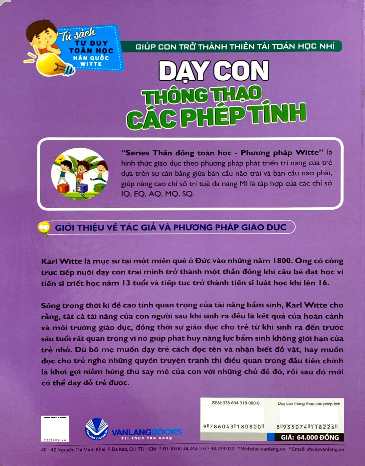 tư duy toán học hàn quốc - dạy con thông thạo các phép tính